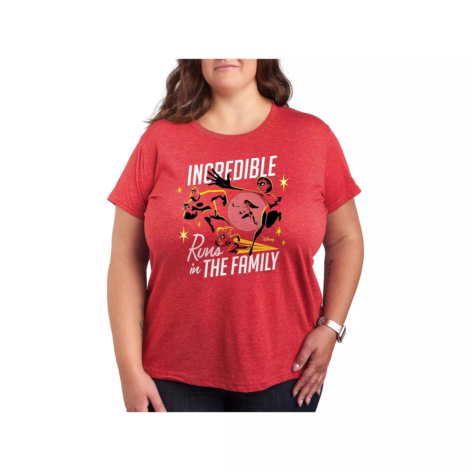 Disney / Pixar's The Incredibles Plus Family Graphic Tee, Women's,  Product Image