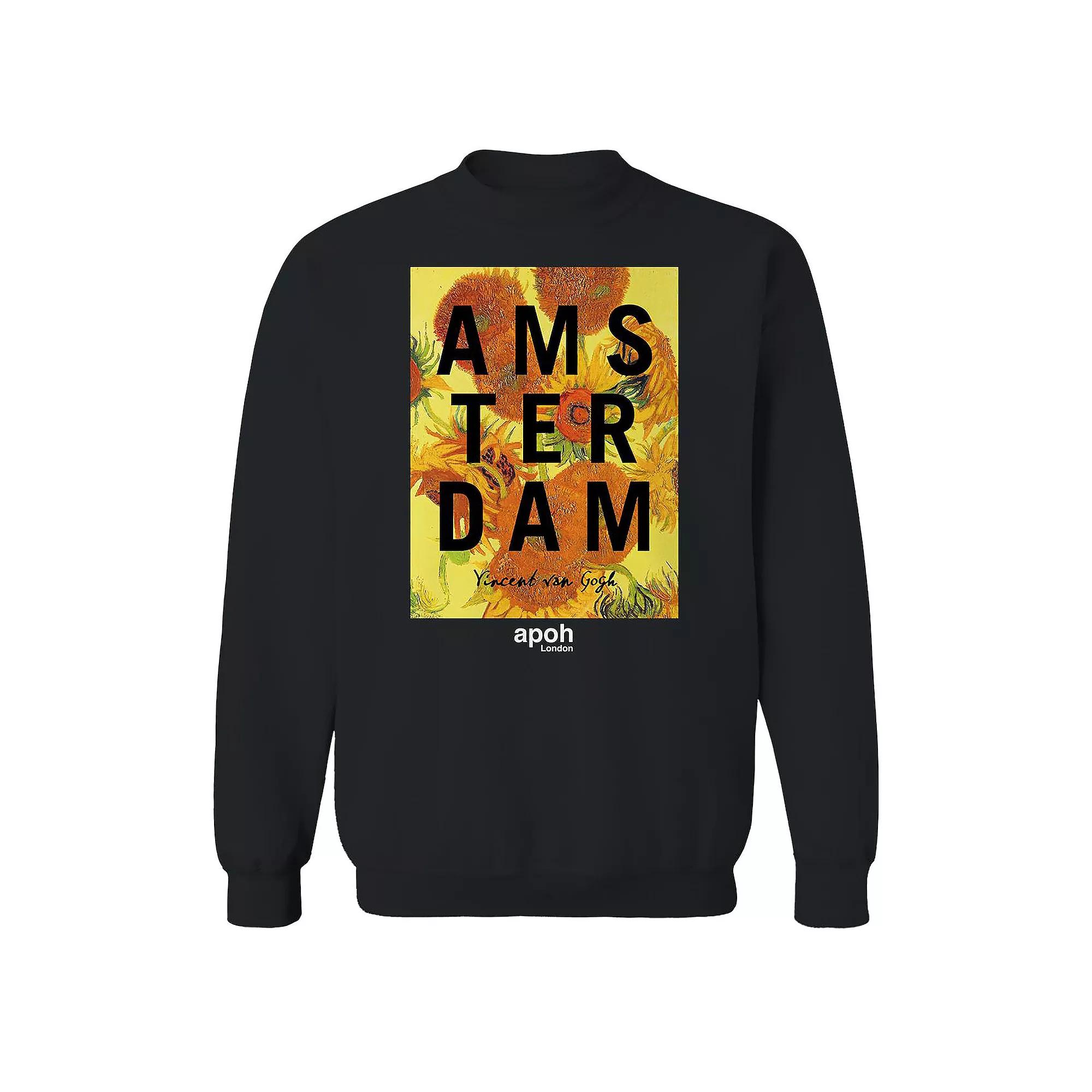 Men's apoh - Van Gogh Flowers Graphic Sweatshirt,  Product Image