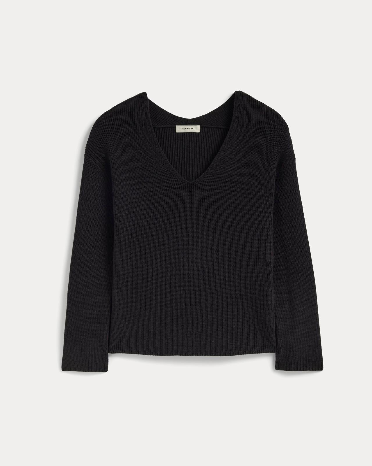 Womens Slouchy V-Neck in Everyday Cotton T-Shirt by Everlane Product Image