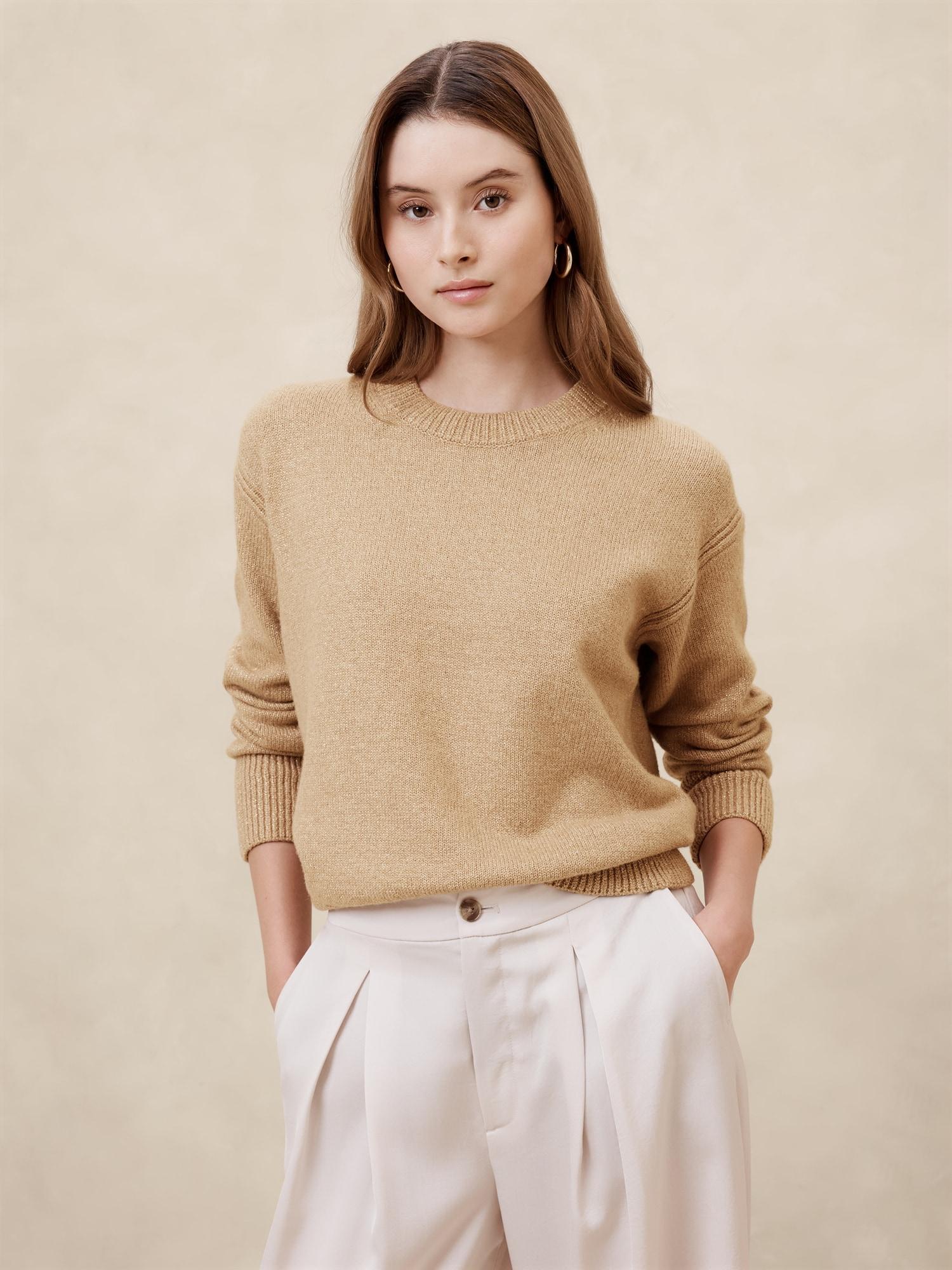Cozy Shimmer Pullover Sweater Product Image