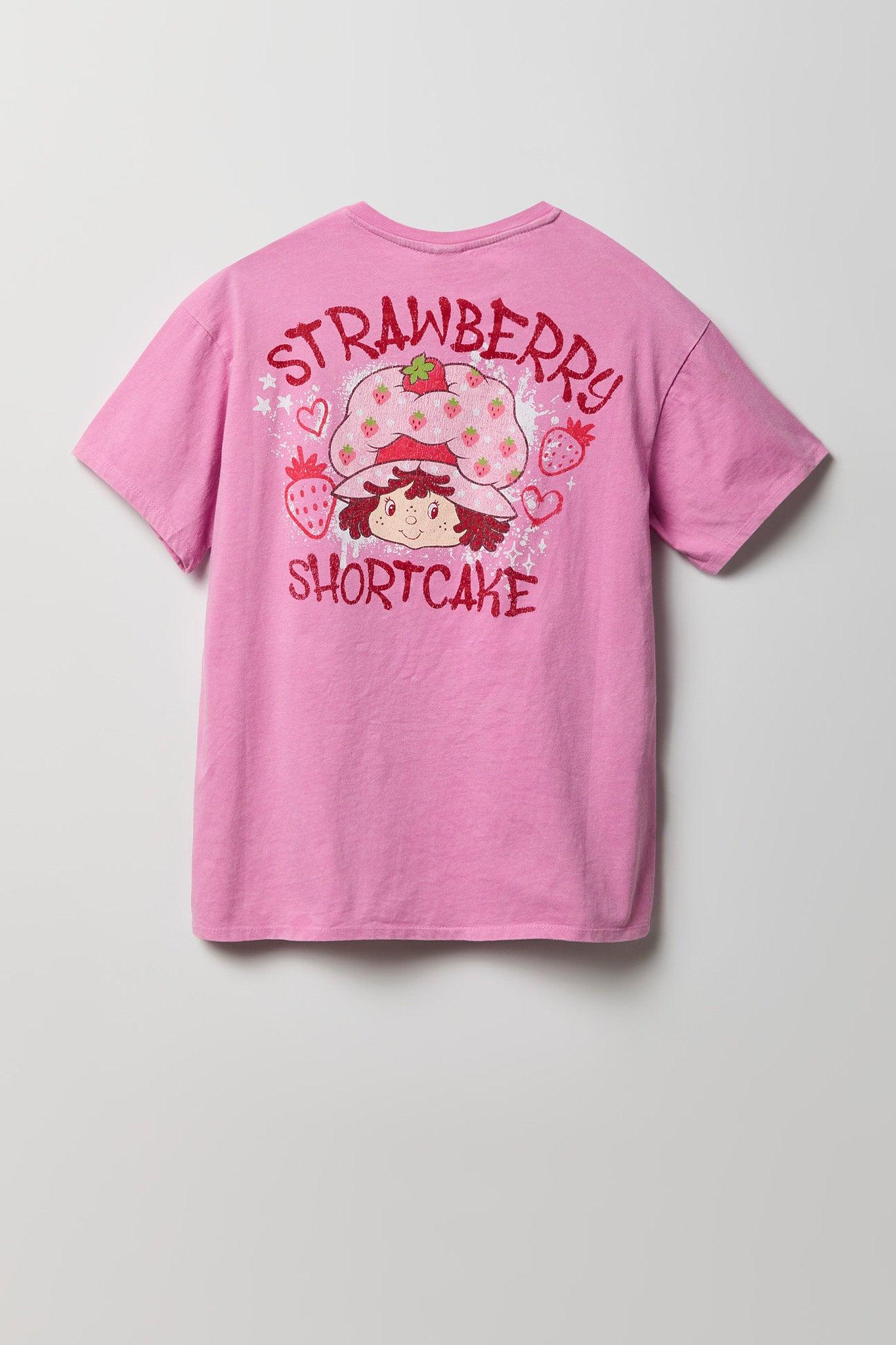 Strawberry Shortcake Graphic Boyfriend T-Shirt Female Product Image