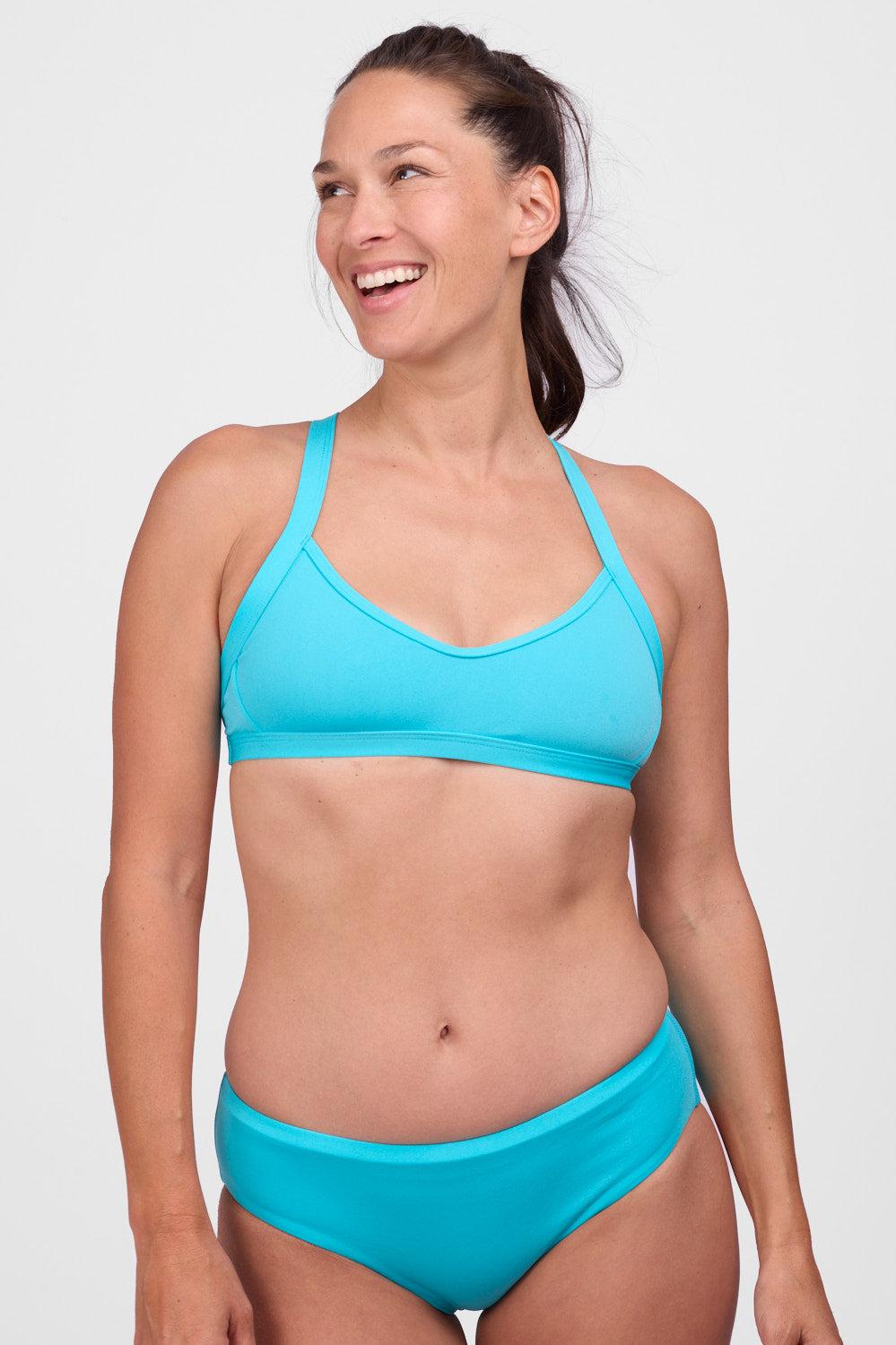 Kathleen Bikini Top - Hawaii Blue Female Product Image