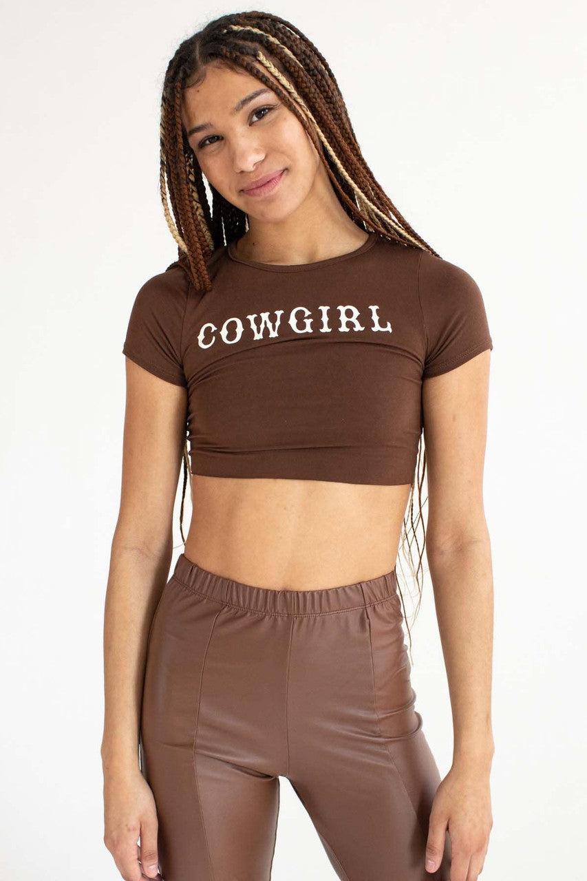 Cowgirl Cropped Tee Product Image