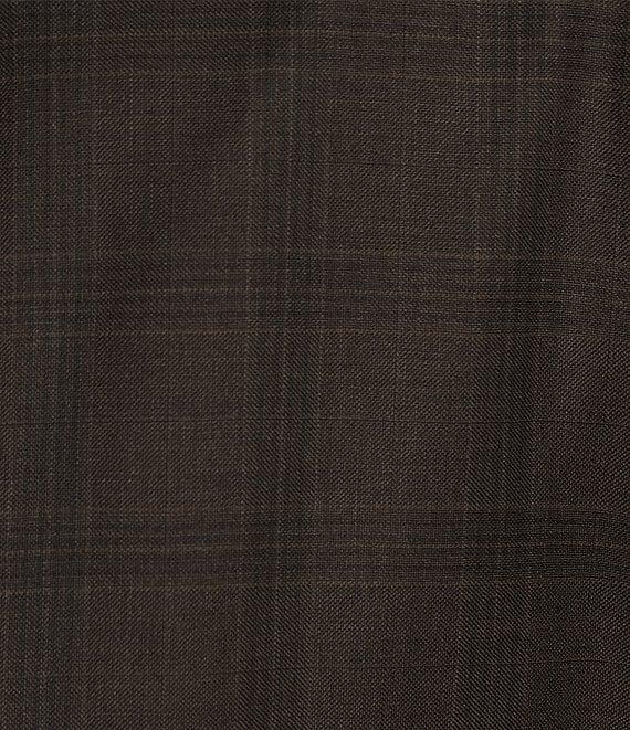 Hickey Freeman Classic Fit Pleated Plaid Pattern 2-Piece Suit Product Image