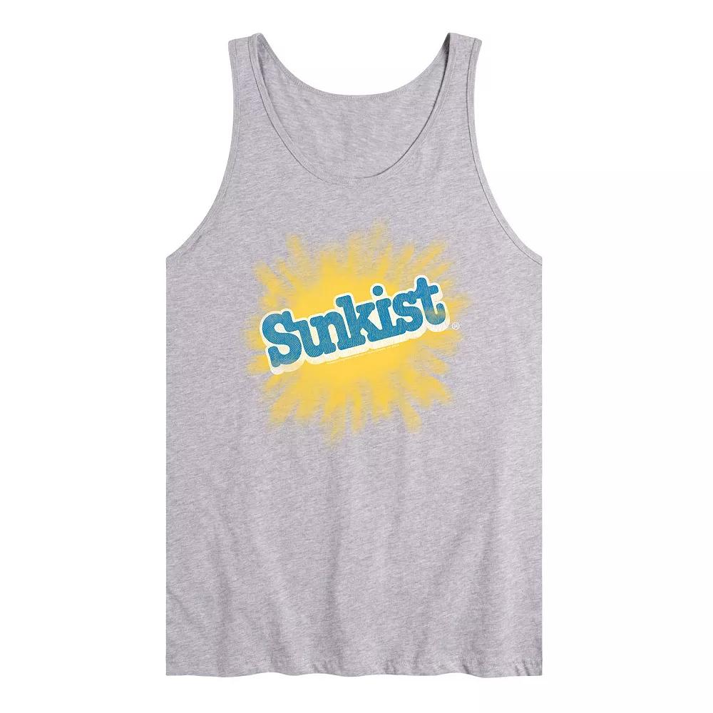 Men's Sunkist Tie Dye Tank Top,  Product Image