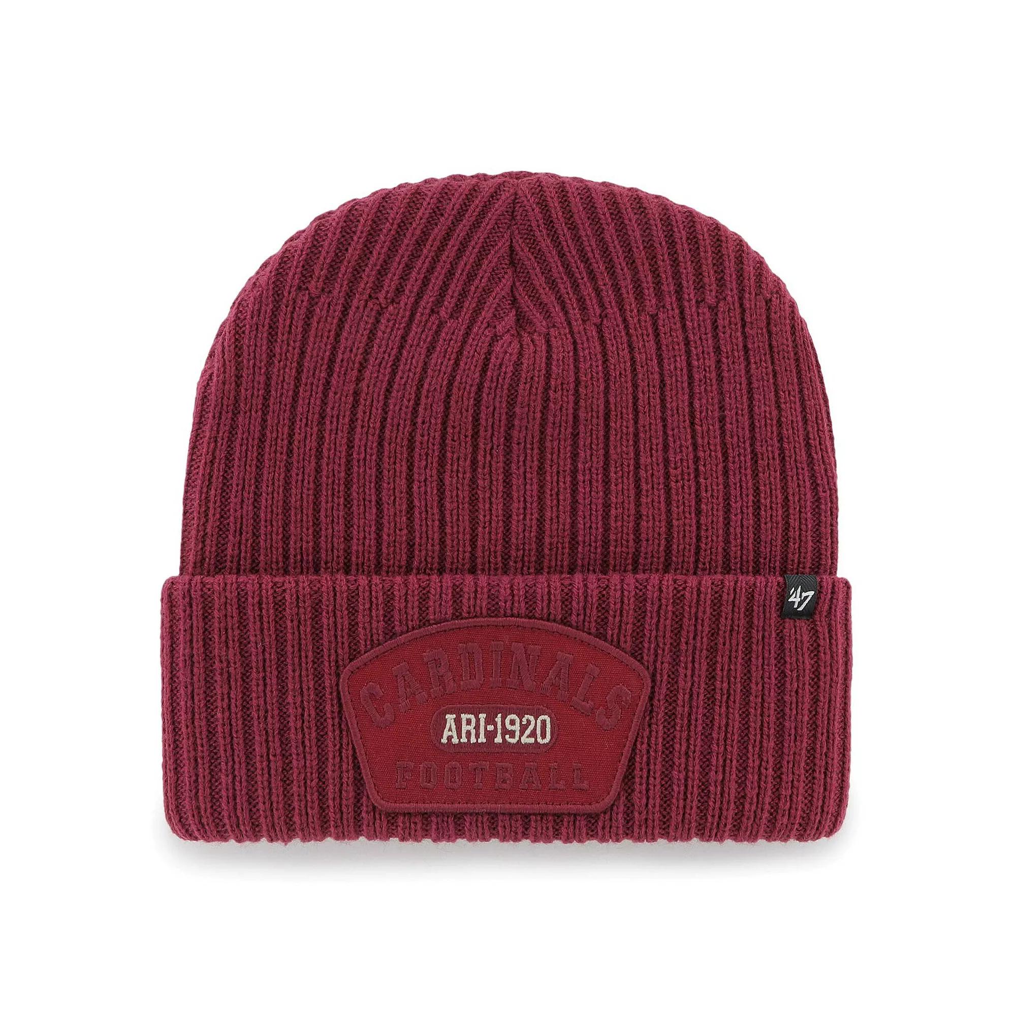 Men's '47 Cardinal Arizona Cardinals Ridgeway Cuffed Knit Hat, Red Product Image