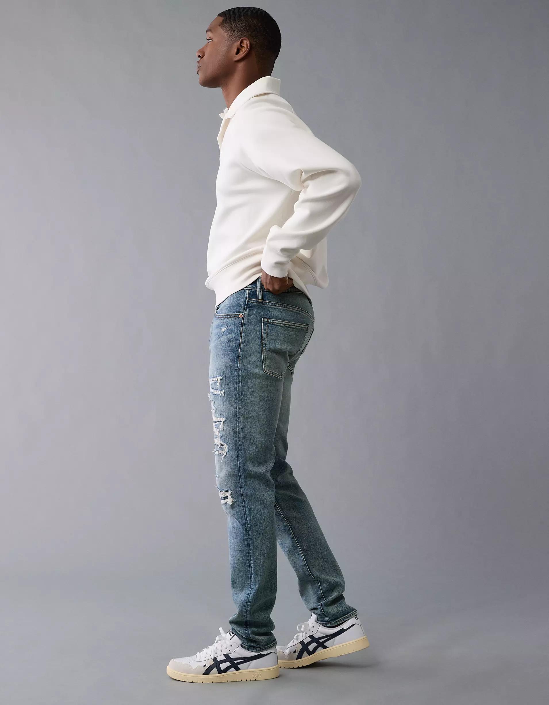 AE AirFlex+ Patched Athletic Skinny Jean Product Image