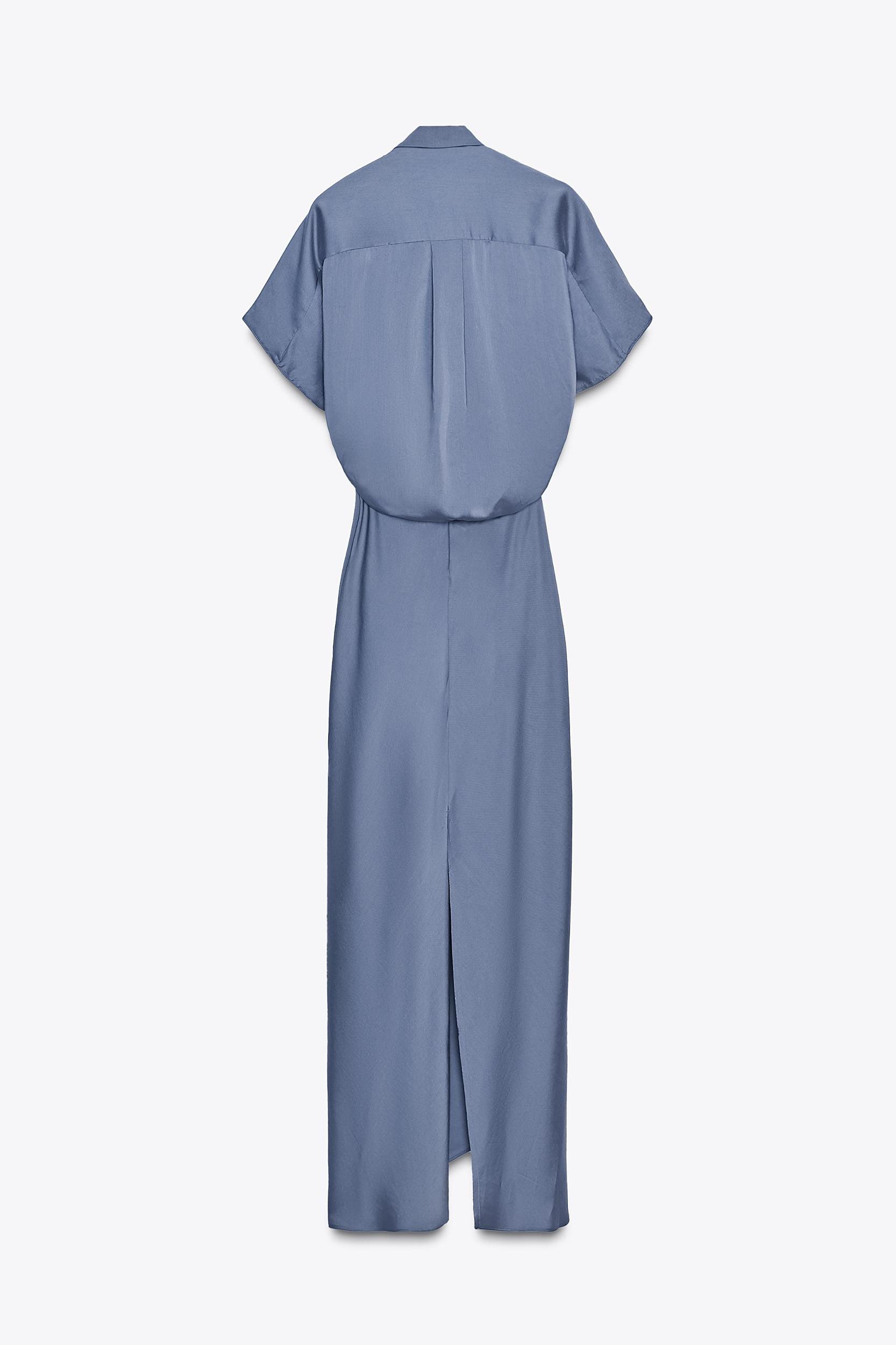 ZW COLLECTION SATIN EFFECT WRAP DRESS Product Image