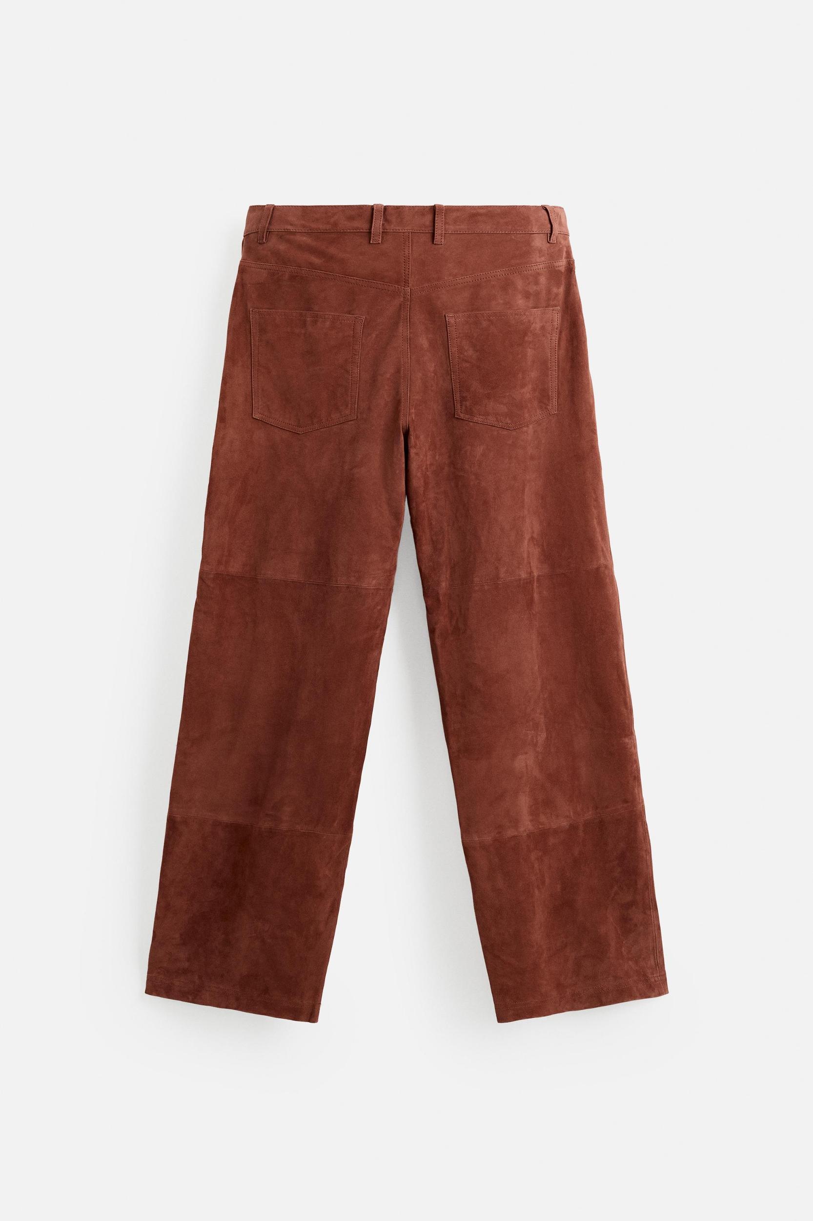 LIMITED EDITION SUEDE LEATHER PANTS Product Image