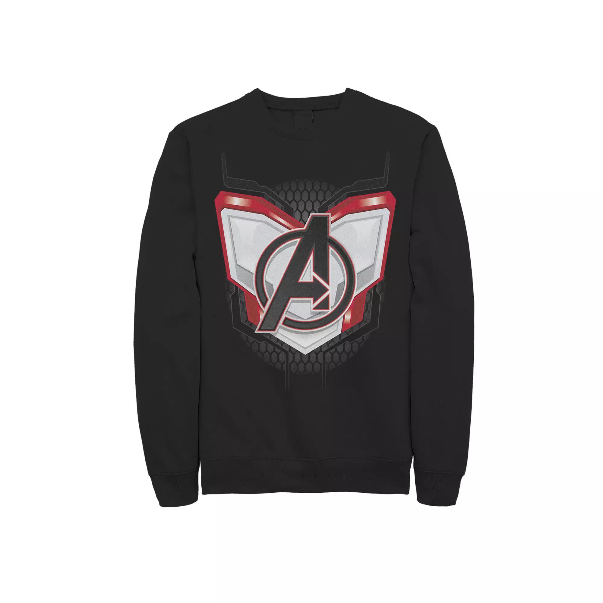 Men's Marvel Avengers Endgame Quantum Suit Armor Symbol Sweatshirt,  Product Image