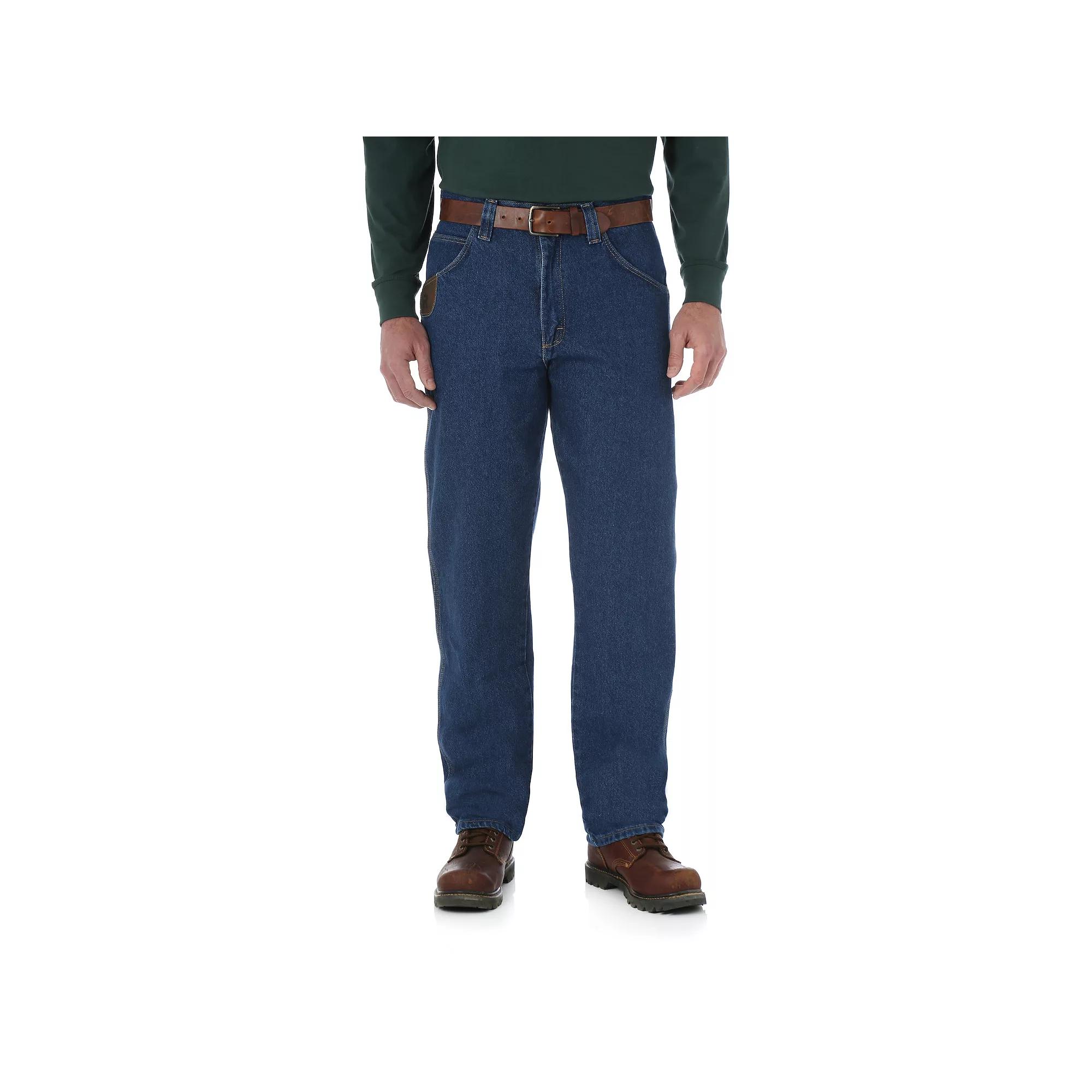 Mens Wrangler RIGGS Workwear 5-Pocket Jean Antique Blue Product Image