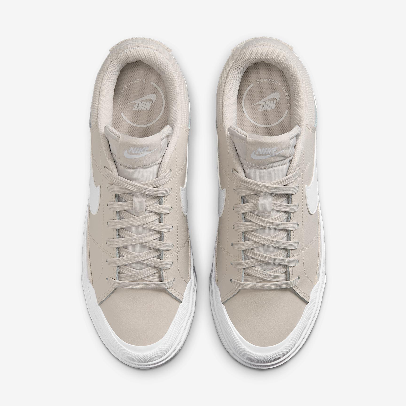 Nike Womens Court Legacy Lift Shoes | DM7590-601 Product Image