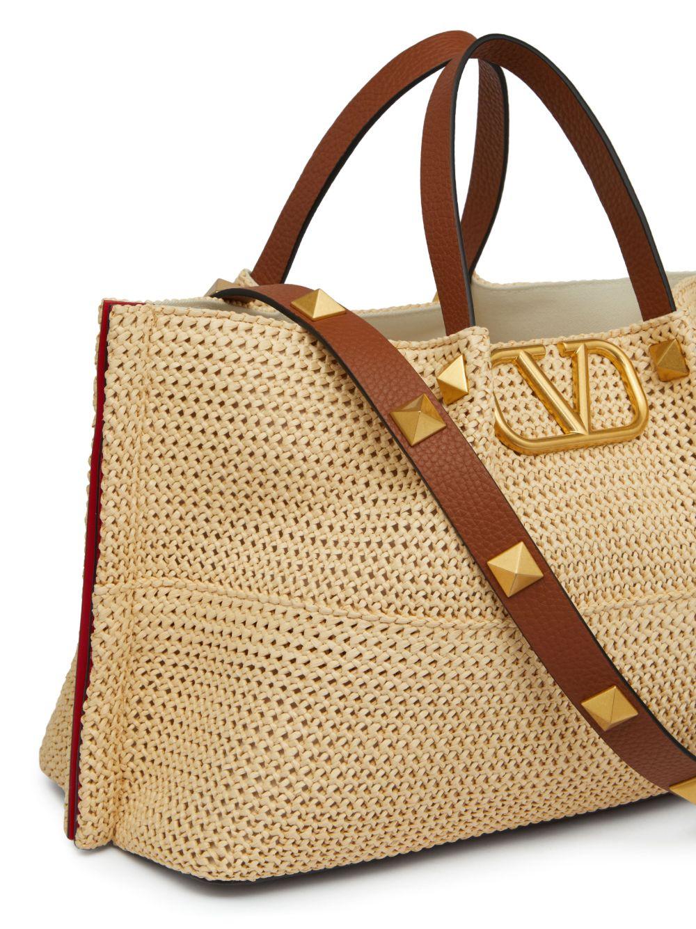 Summer woven tote bag Product Image