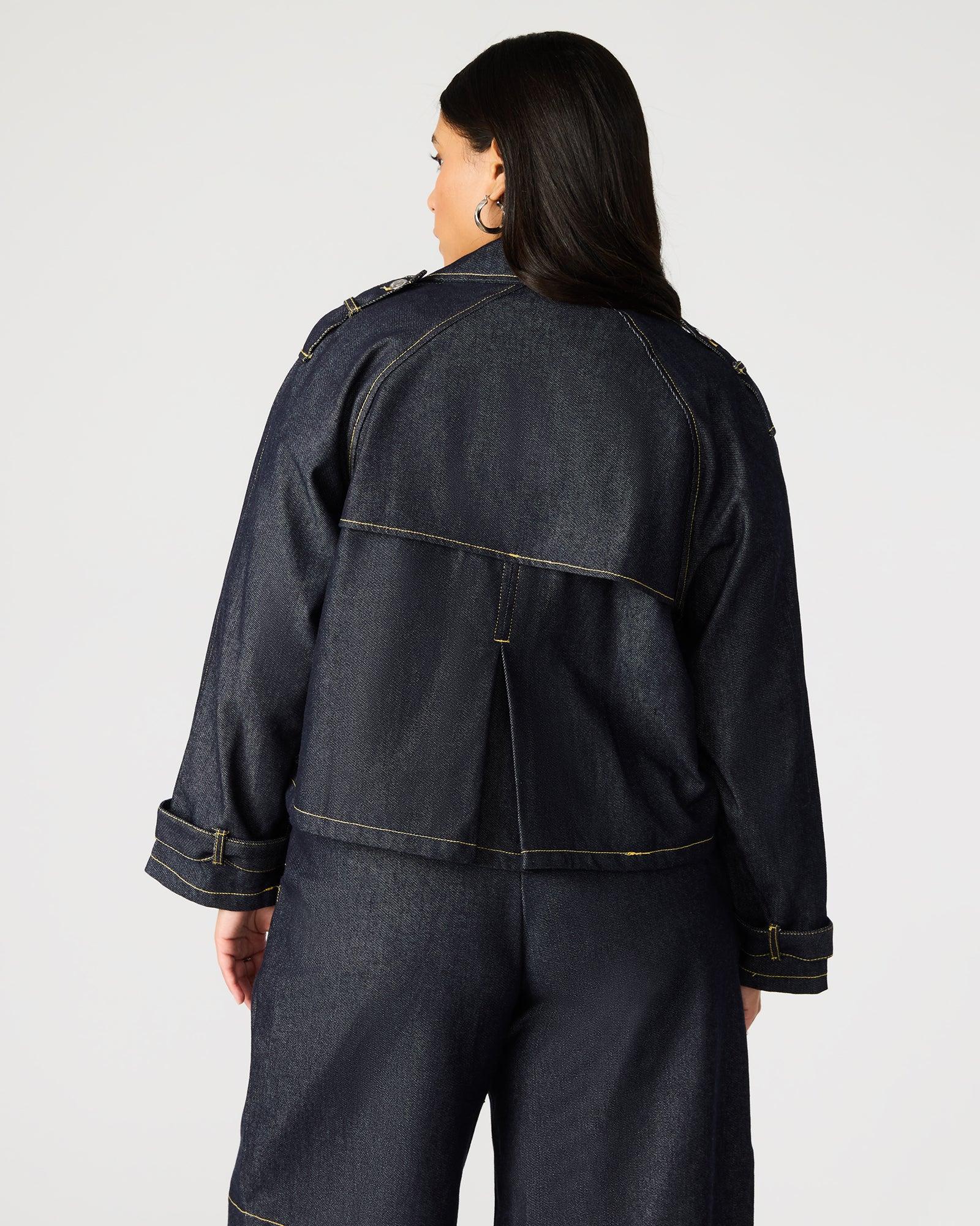 SIRUS DENIM JACKET INDIGO Female Product Image