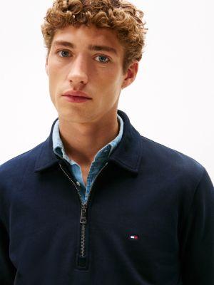 Classic Zip Polo Sweatshirt Product Image