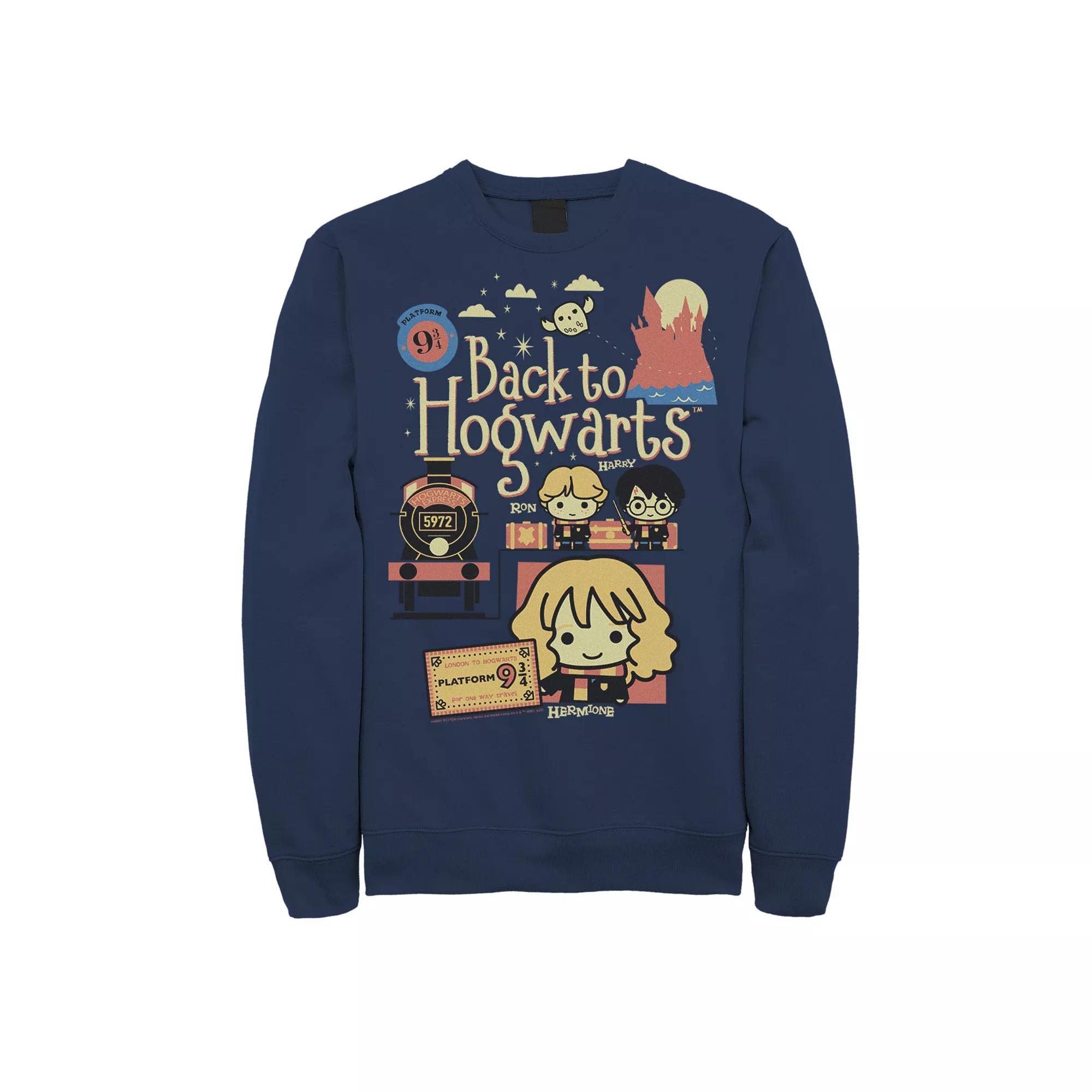 Men's Harry Potter Chibi Back To Hogwarts Sweatshirt,  Product Image