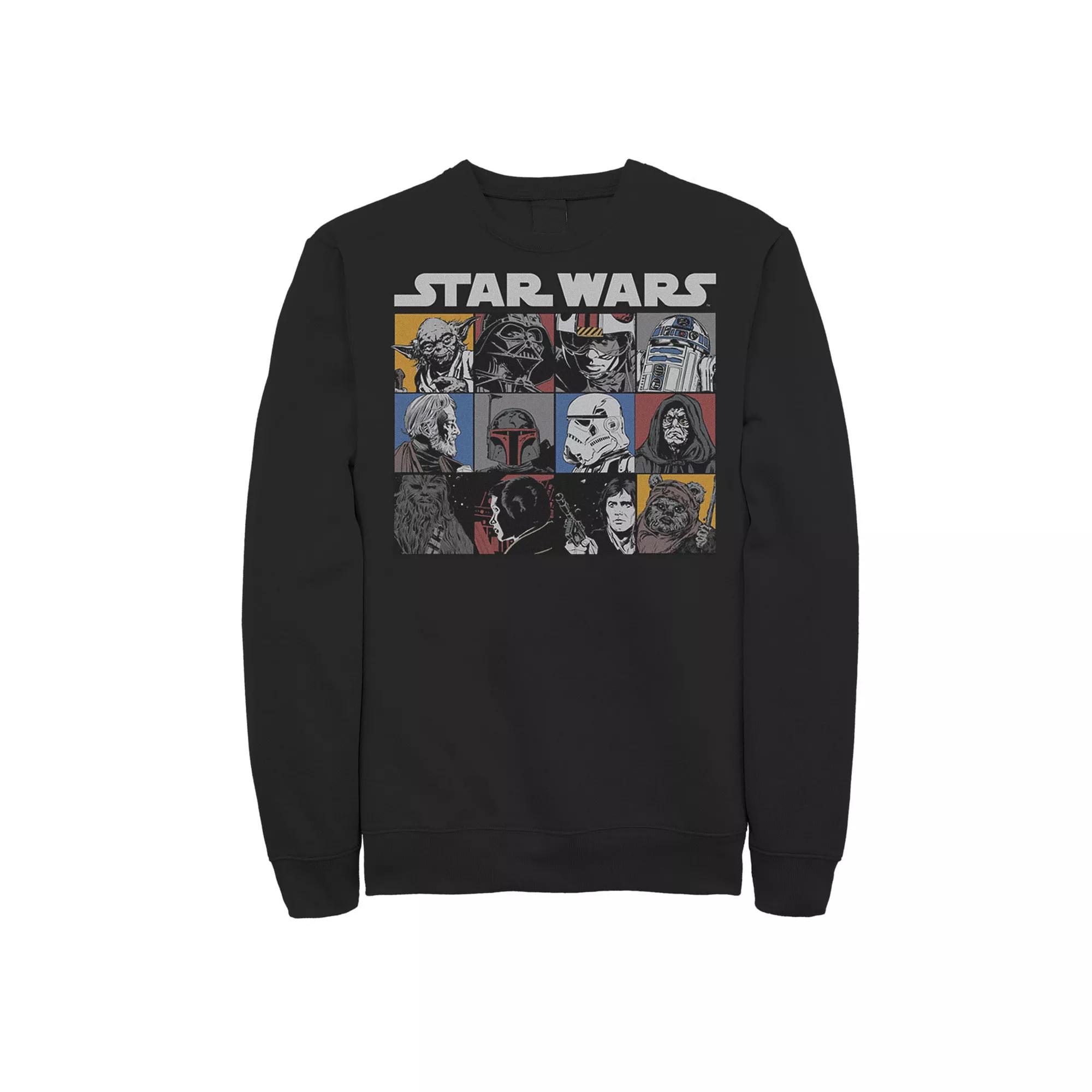 Men's Star Wars Hyperdrive Sweatshirt, Size: 3XL, Blue Product Image