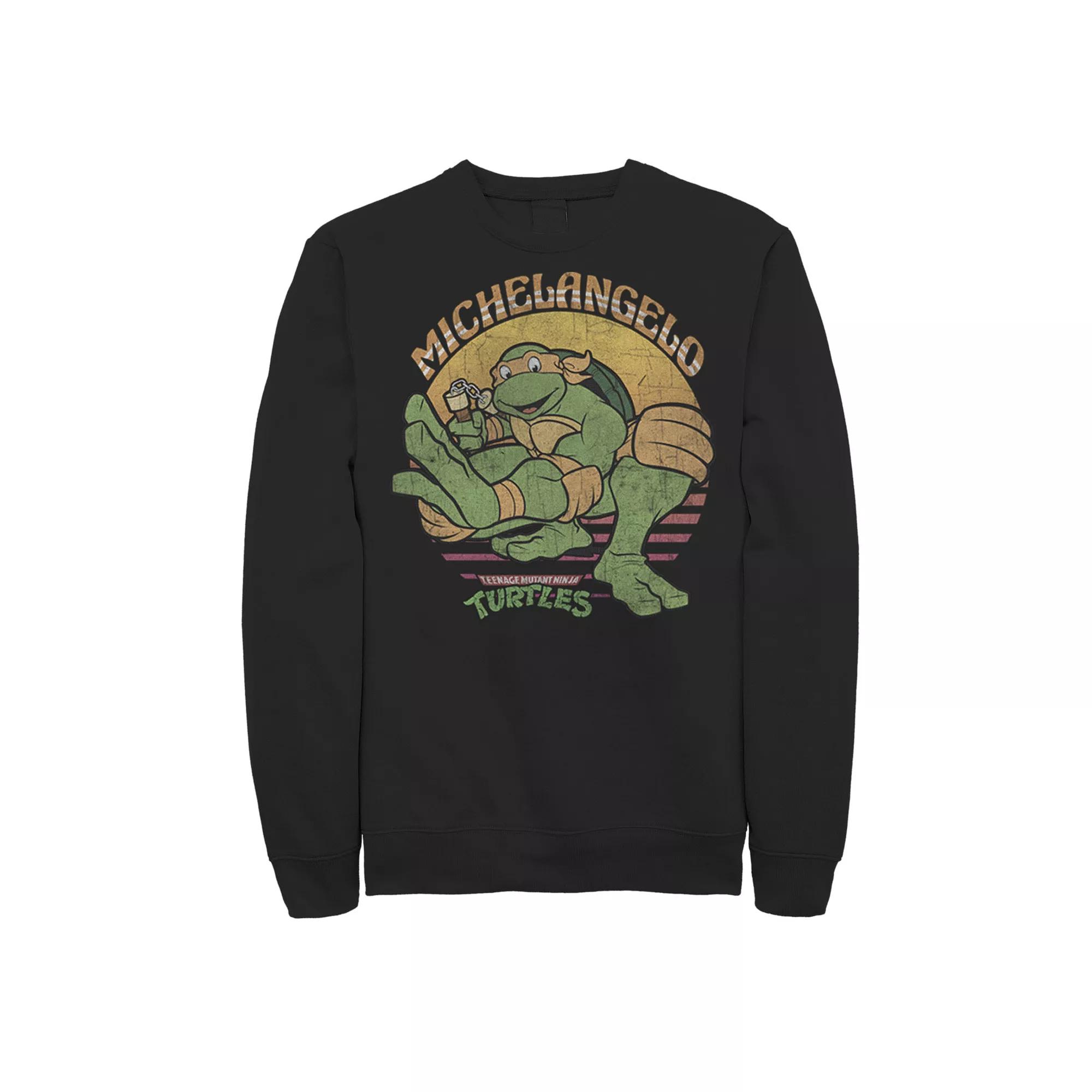 Men's Nintendo Super Mario Marker Fill Mario Portrait Sweatshirt,  Product Image