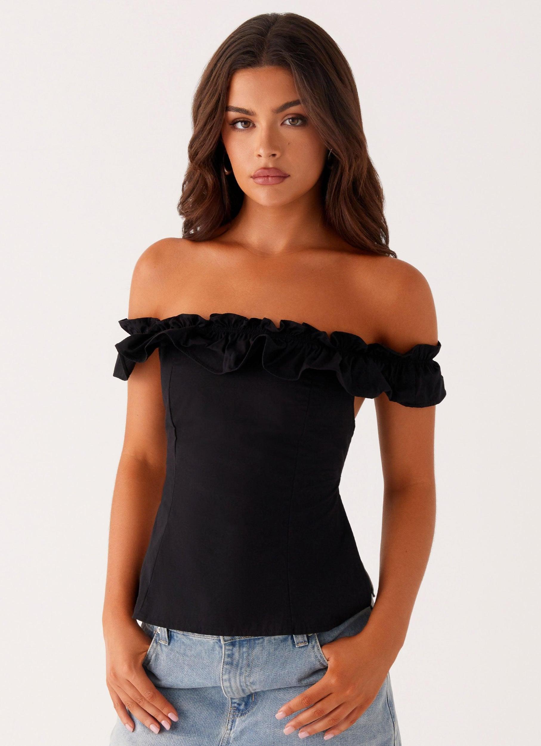 Gwyneth Top - Black Product Image