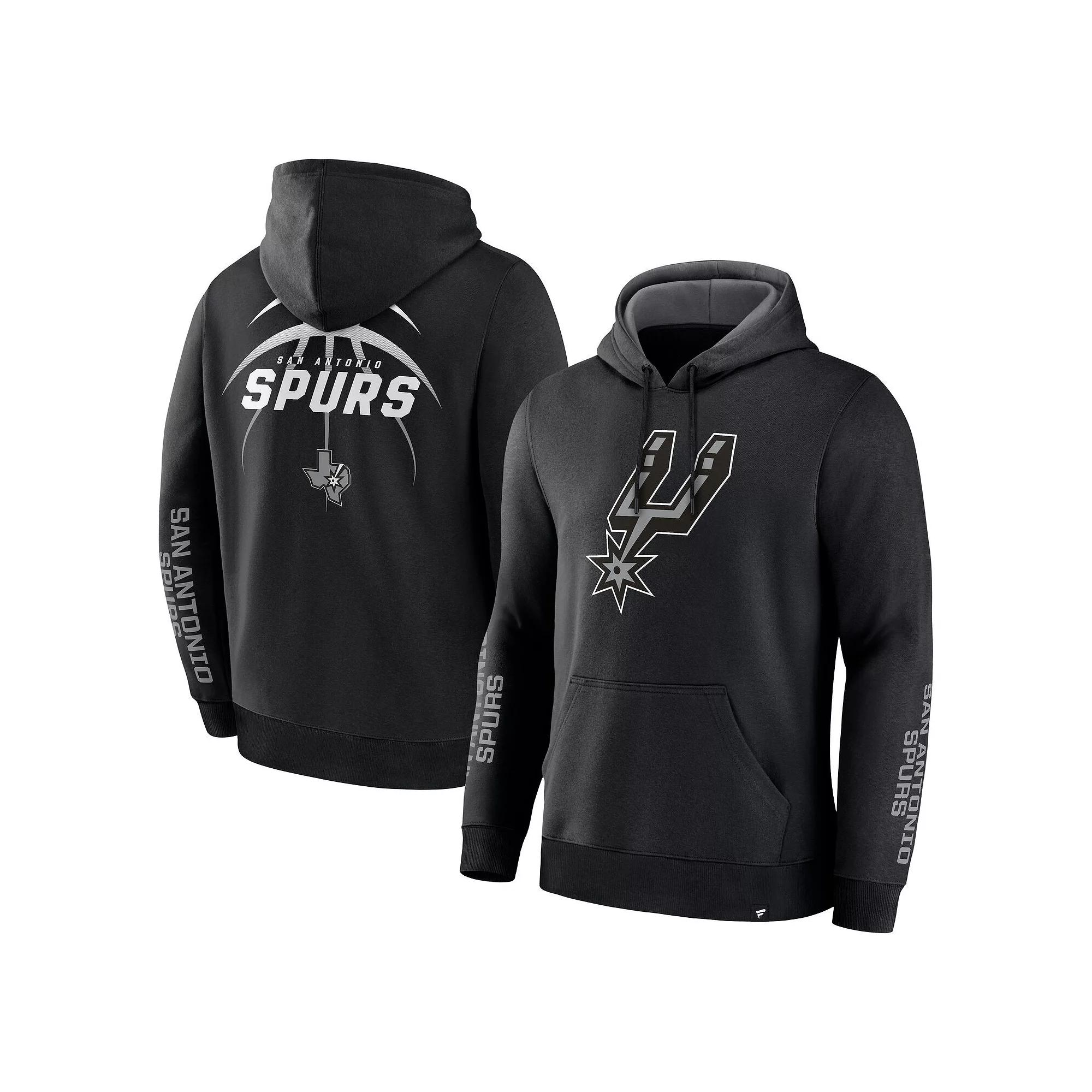 Men's Fanatics Black San Antonio Spurs Legacy Guard Pullover Hoodie,  Product Image
