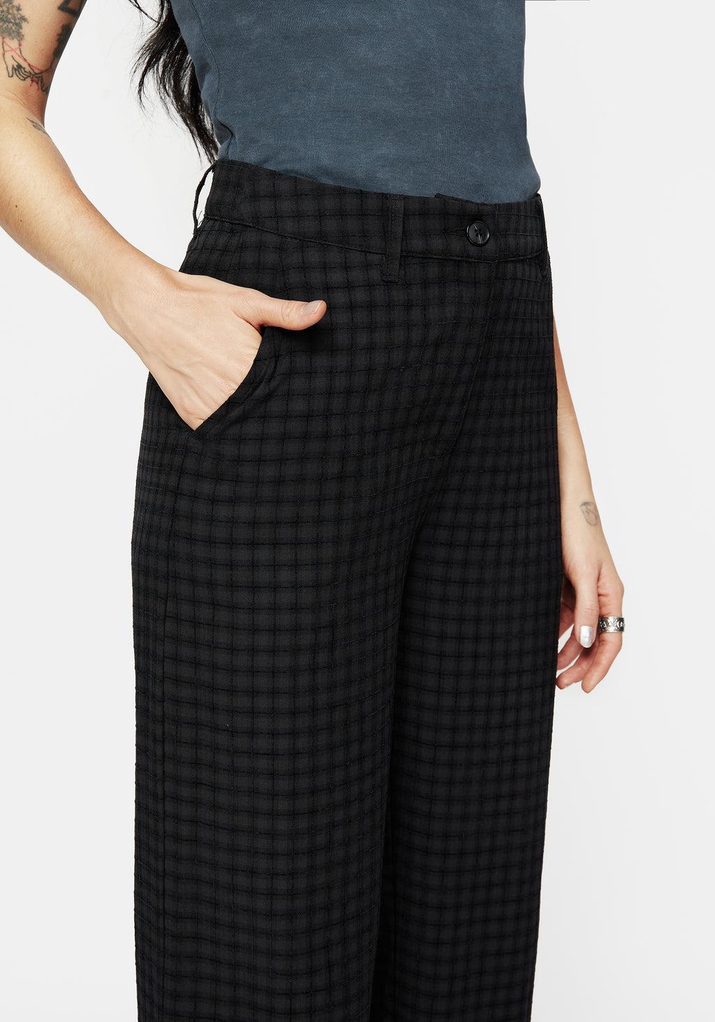 Ziggy Check Straight Leg Trousers Product Image