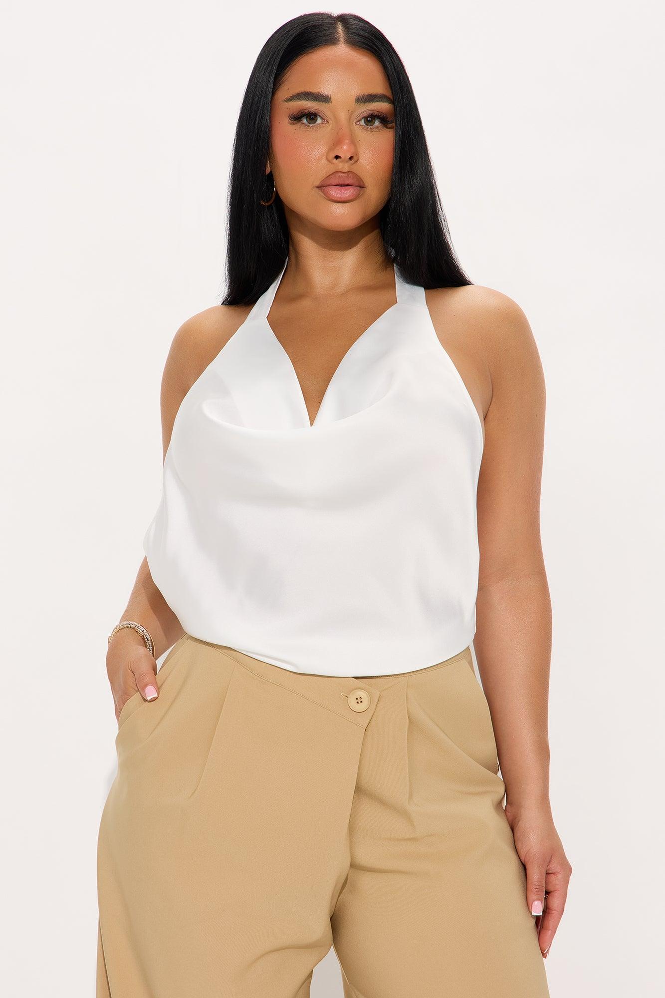 Eyes On The Prize Halter Jumpsuit - Taupe/combo Female Product Image