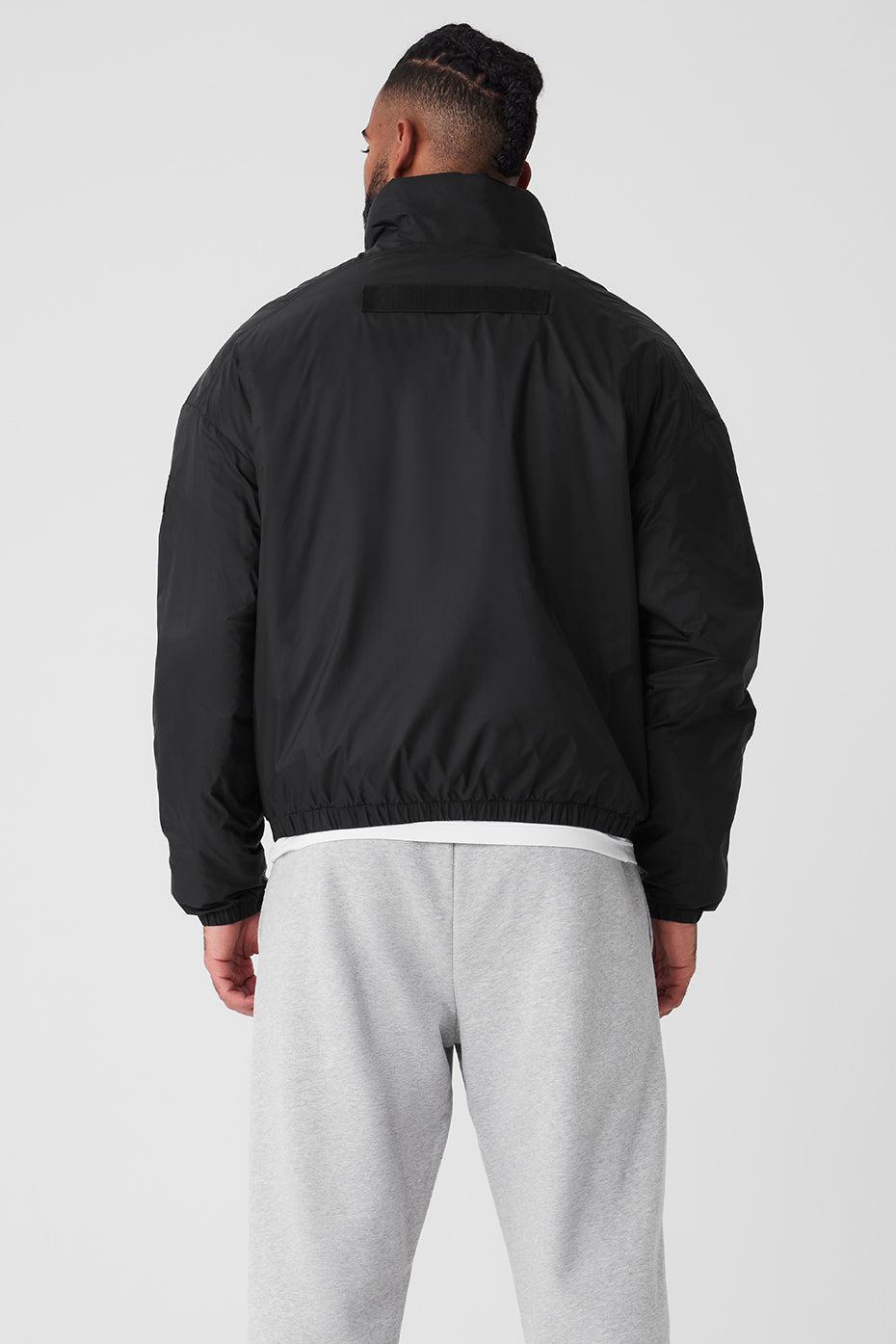 Latitude Light Weight 1/2 Zip Pullover Jacket - Black Product Image