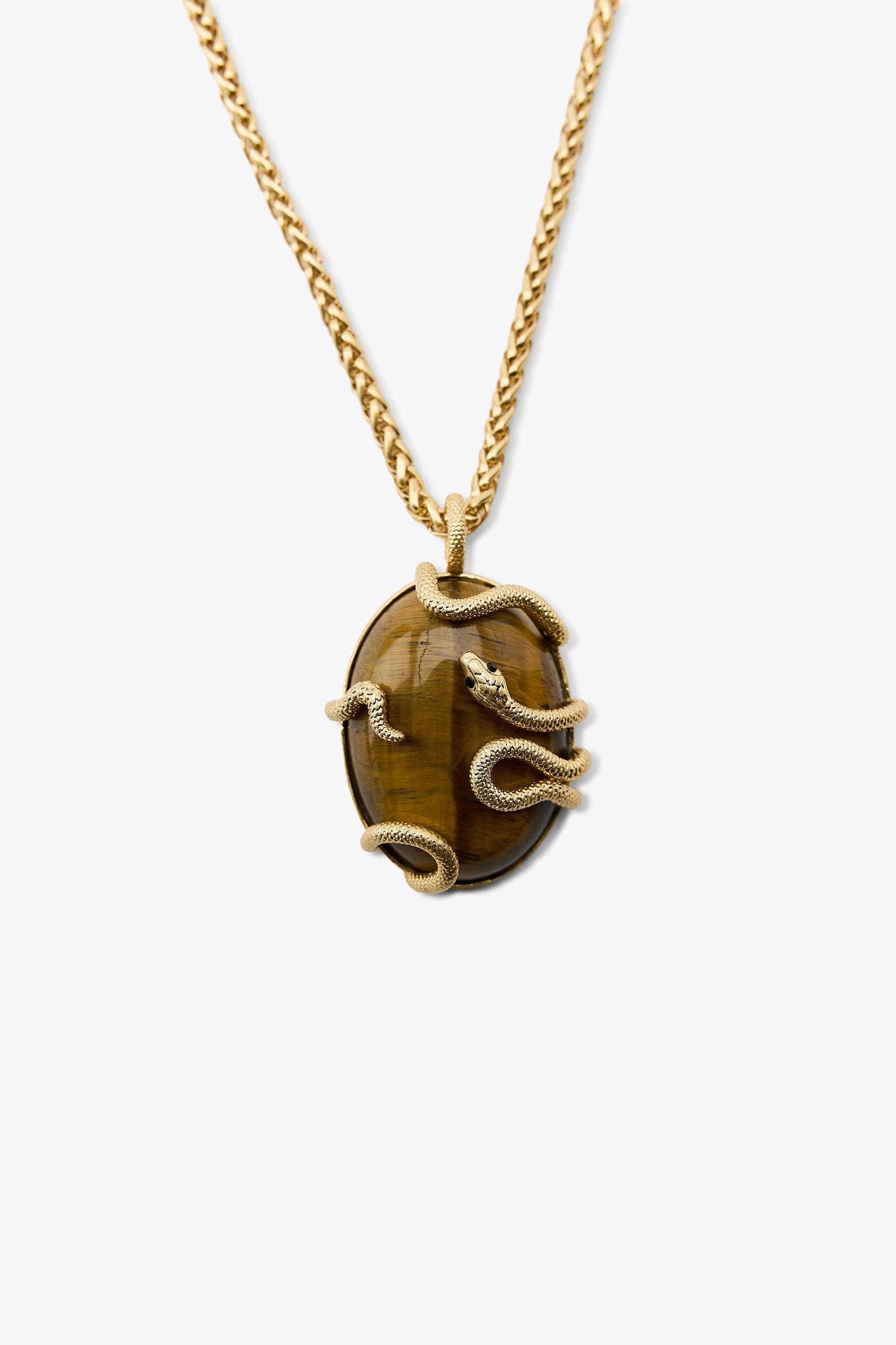SNAKE STONE NECKLACE Product Image