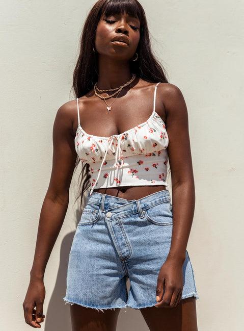 Xena Denim Shorts Product Image