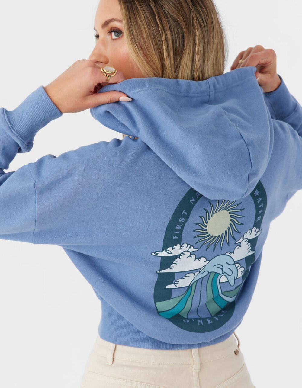 O'NEILL Darcie Womens Zip-Up Hoodie - BLUE Product Image