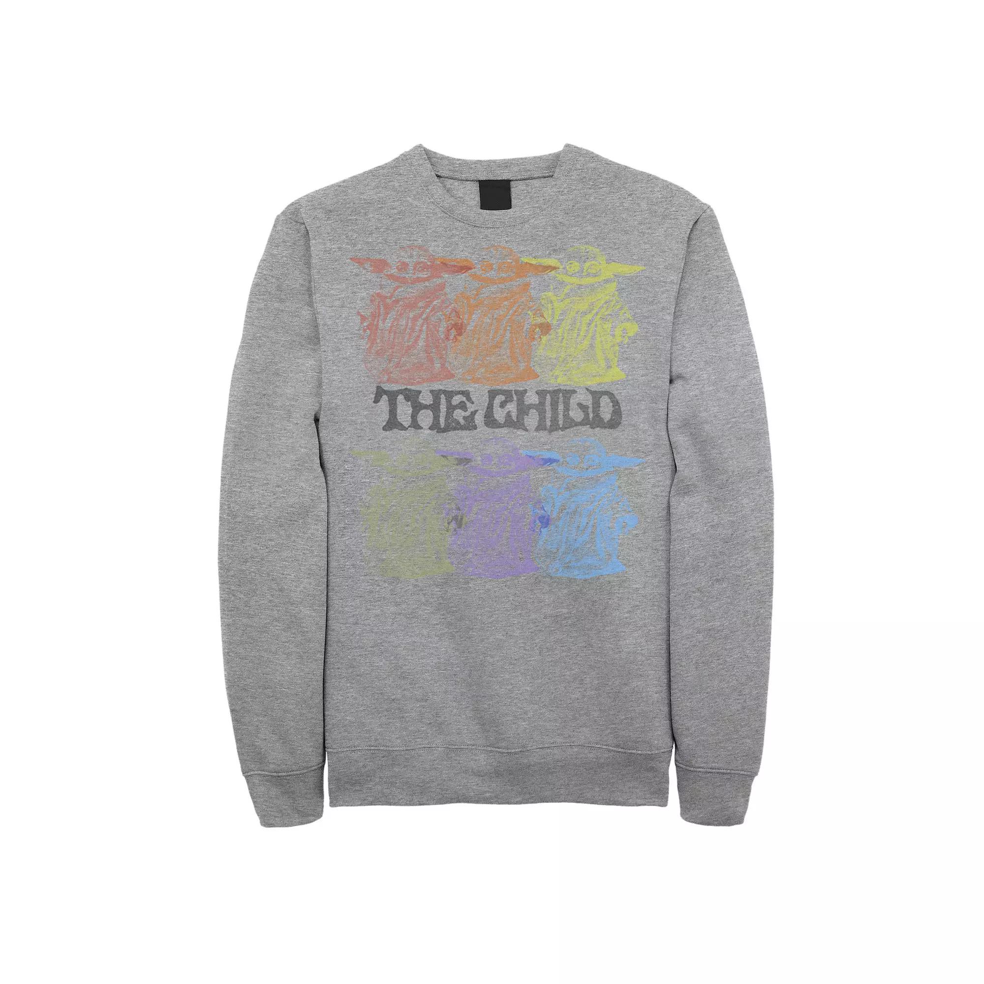 Men's Star Wars Manalorian Vintage Innocence Sweatshirt,  Product Image