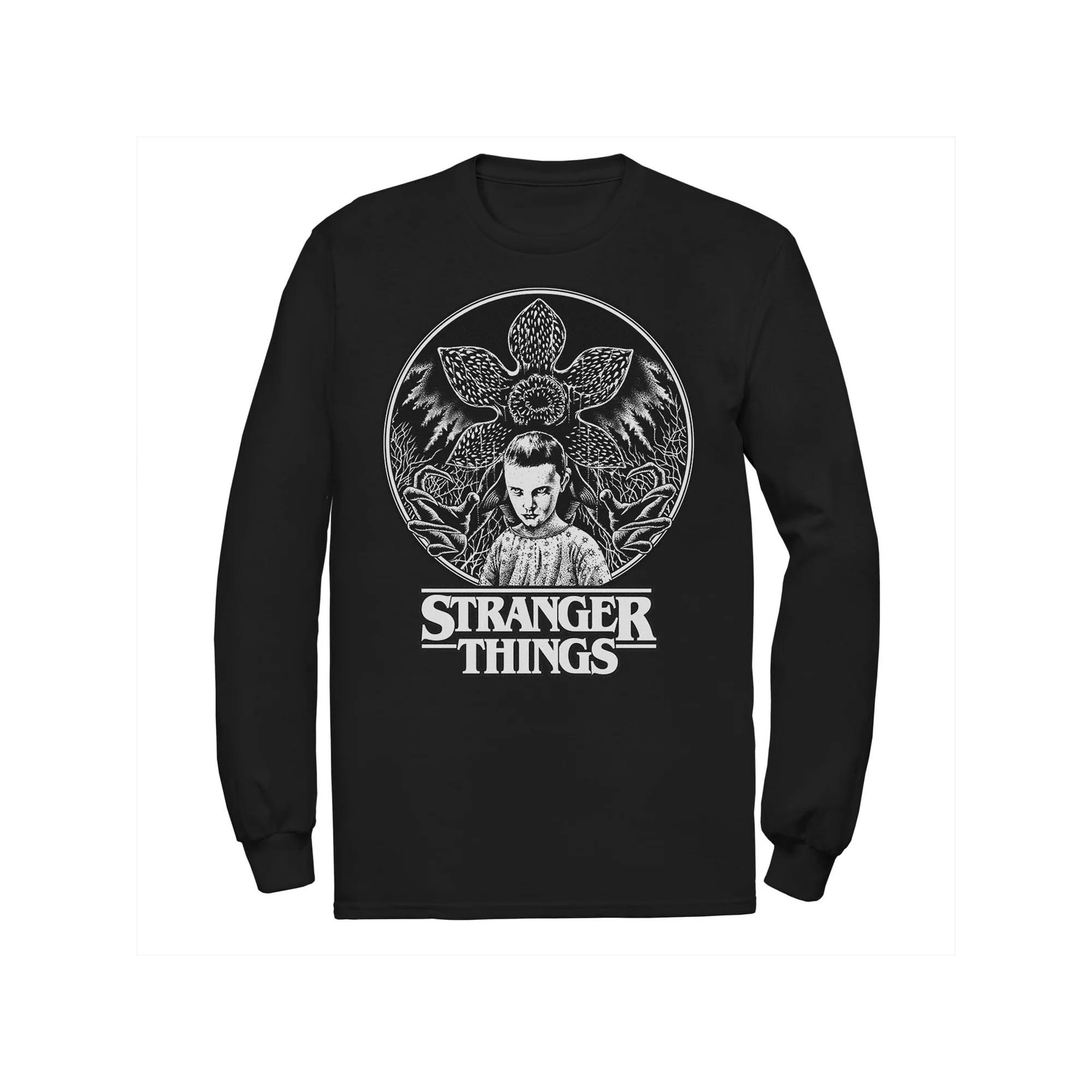Men's Netflix Stranger Things Eleven And Demogorgon Circle Tee,  Product Image