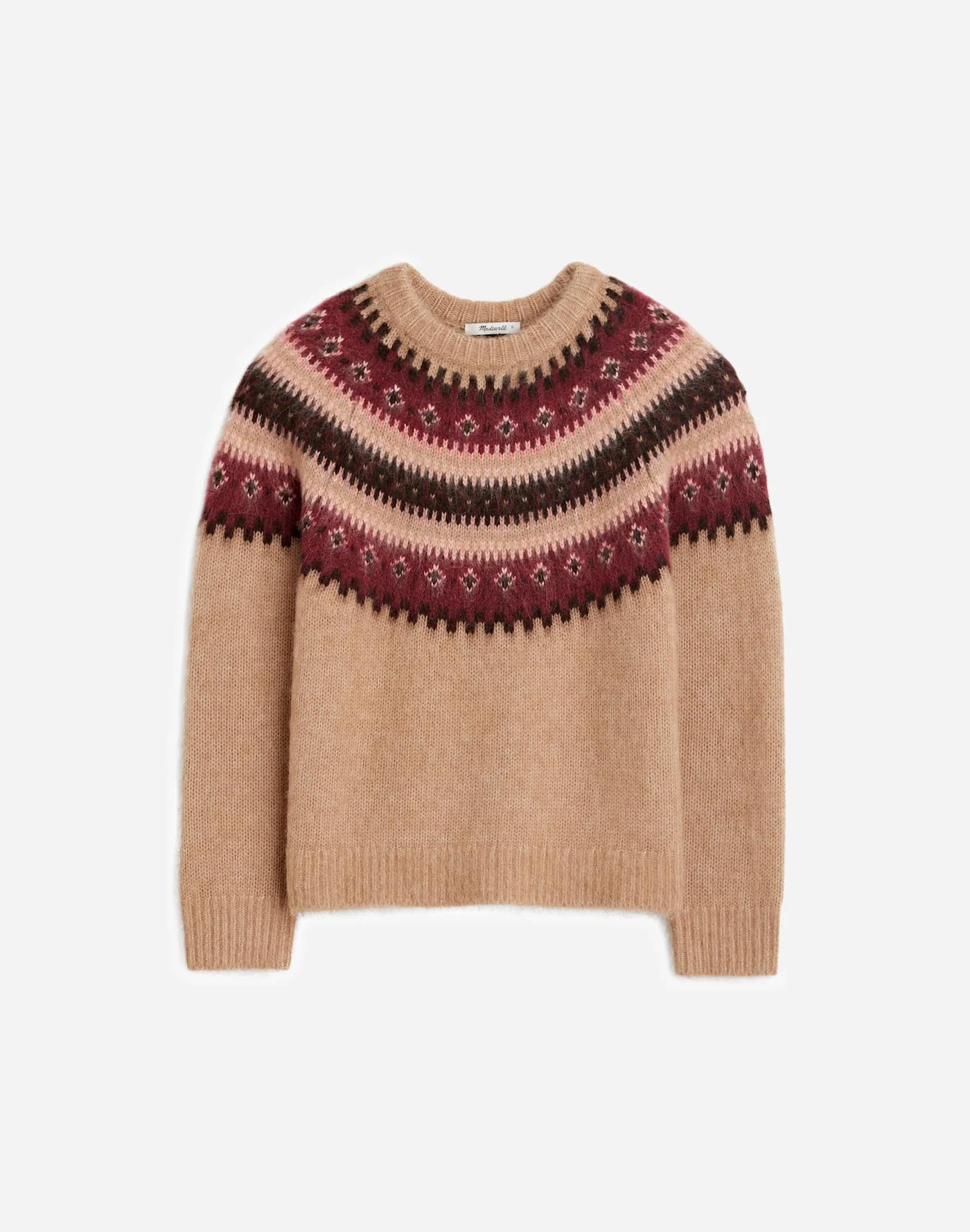Fair Isle Alpaca-Blend Sweater Product Image