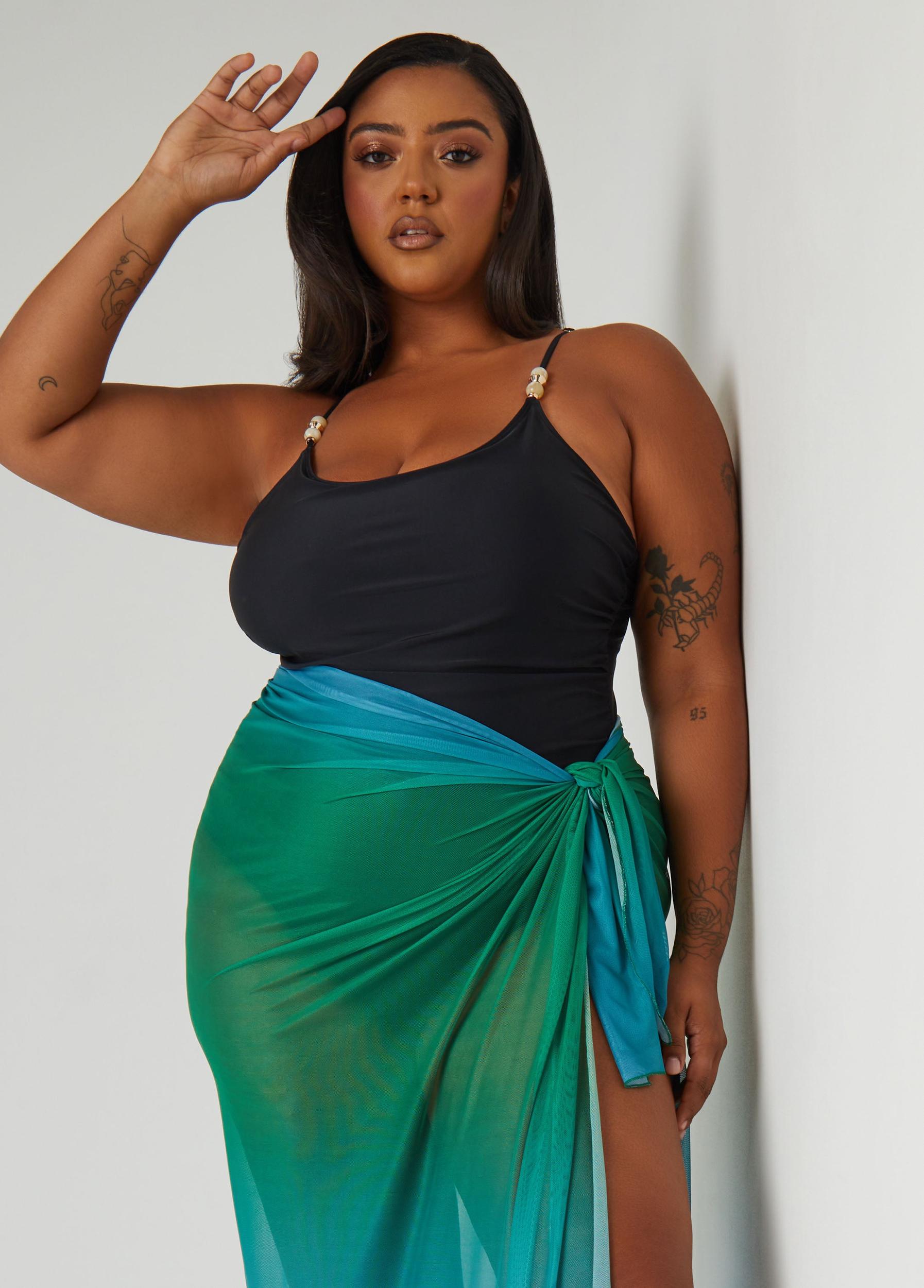 Ombre Mesh Sarong Product Image