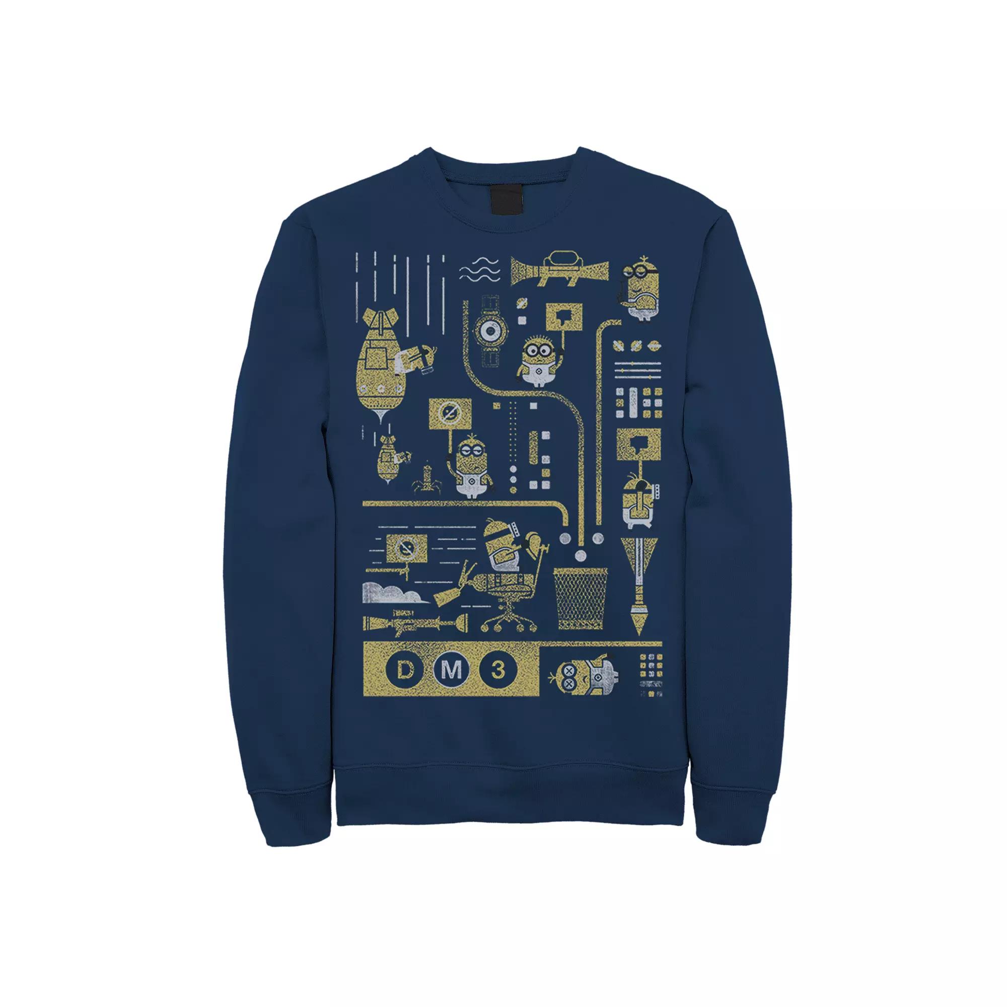 Men's Minions Bad Ideas Sweatshirt,  Product Image