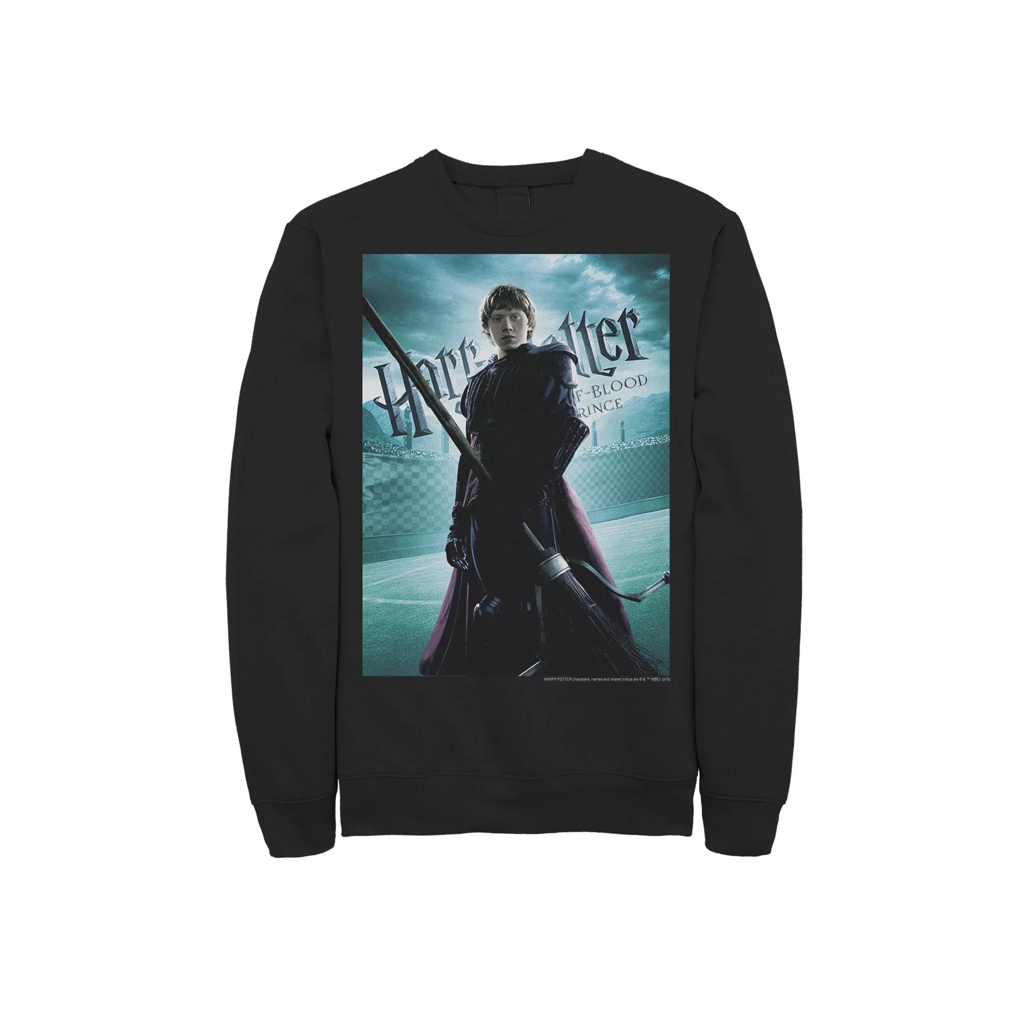 Men's Harry Potter Half-Blood Prince Ron Weasley Poster Sweatshirt,  Product Image