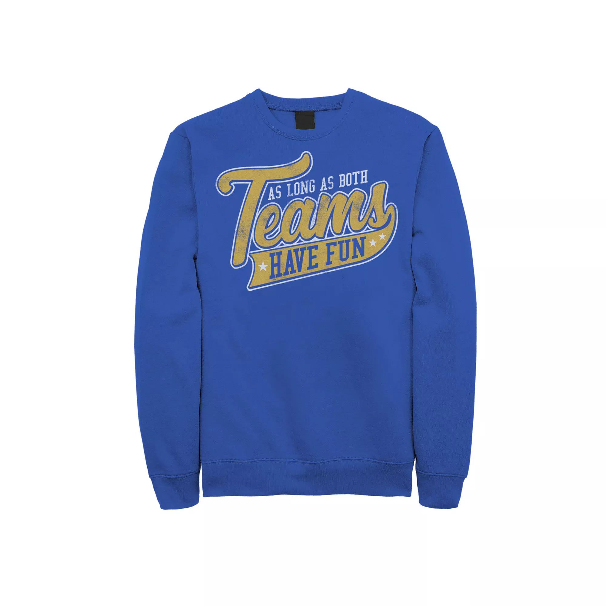 Men's Both Teams Fleece Graphic Pullover, Size: XXL, Royal Product Image