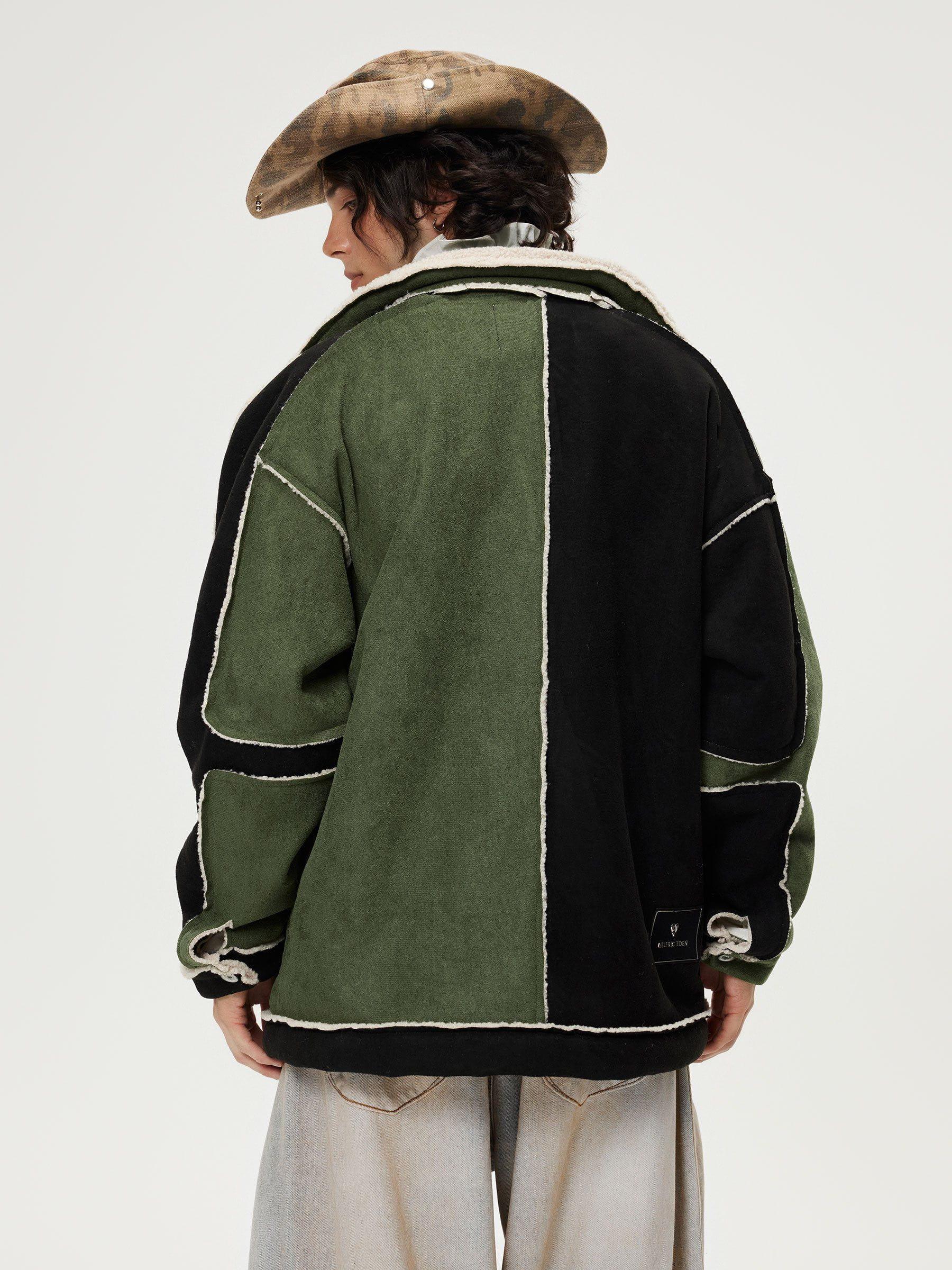 Aelfric Eden Color Block Embroidery Floral Coat Product Image