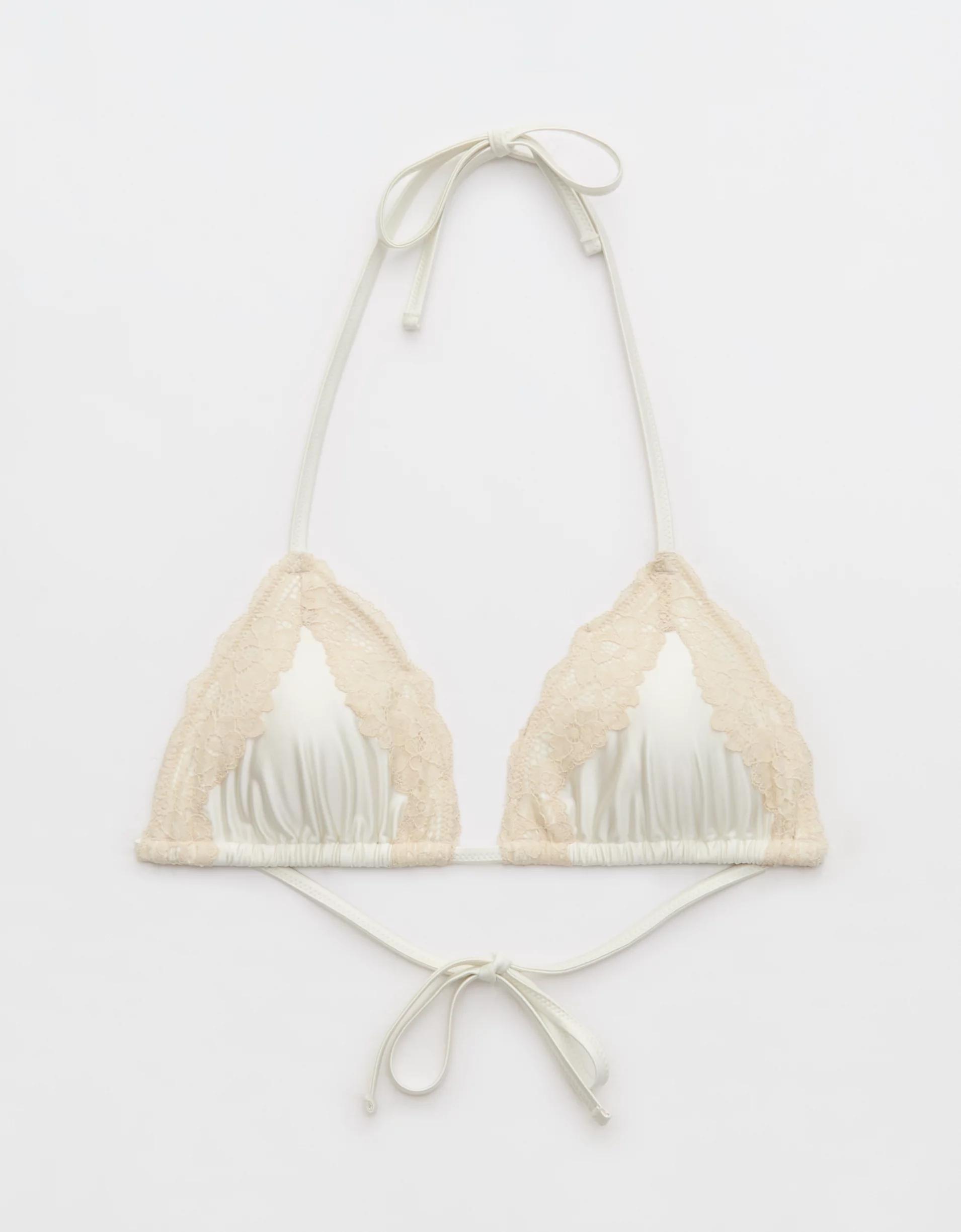 Aerie The Sun-Lover Shine Lace Bikini Top Product Image