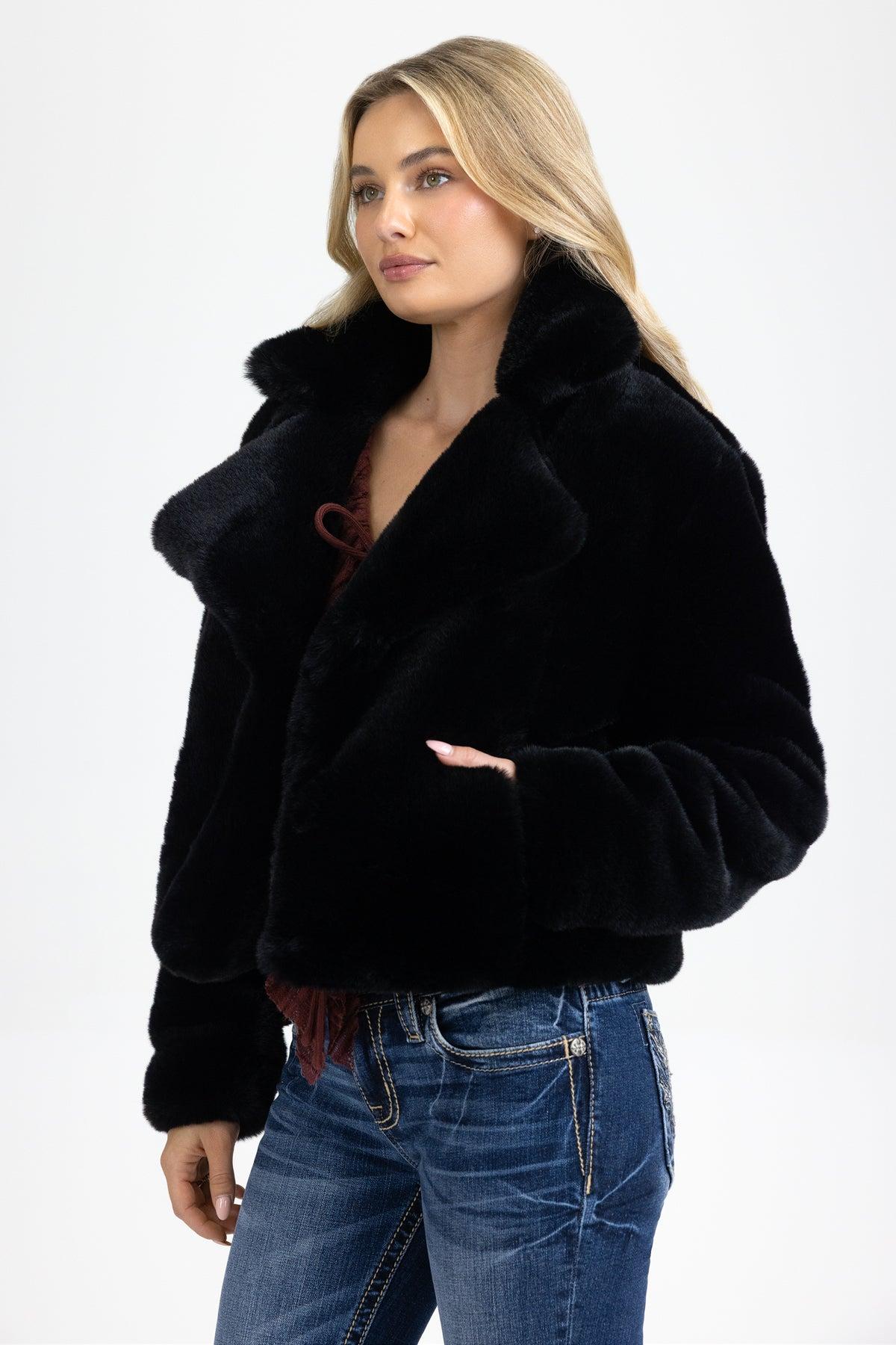 Amari Faux Fur Jacket Product Image