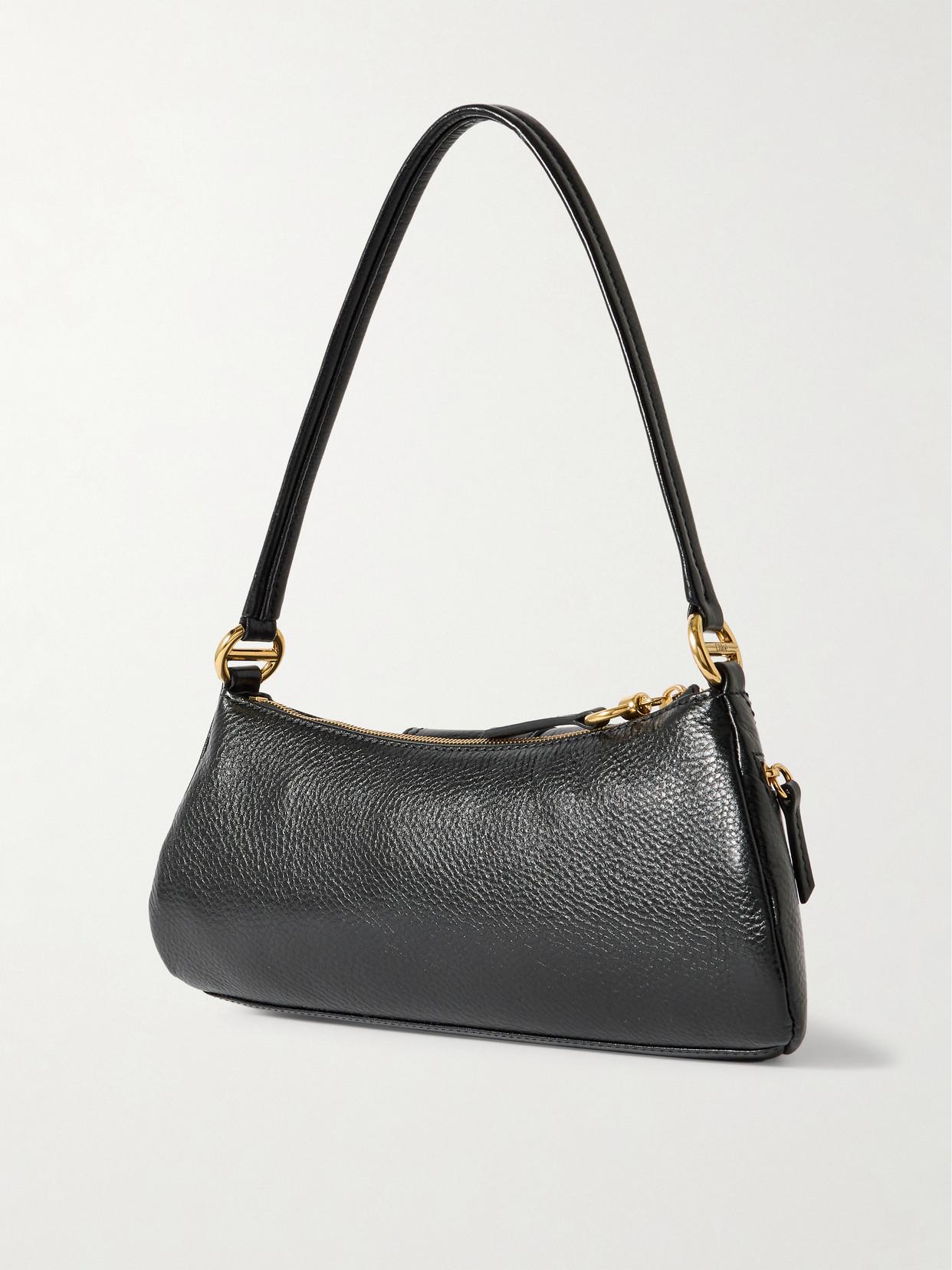 CHLOÉ The 99 Embellished Textured-leather Shoulder Bag In Black Product Image