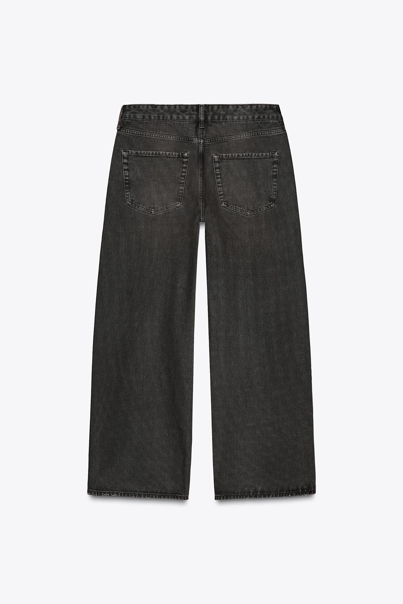 STRAIGHT CUT MID RISE JEANS ZW COLLECTION Product Image