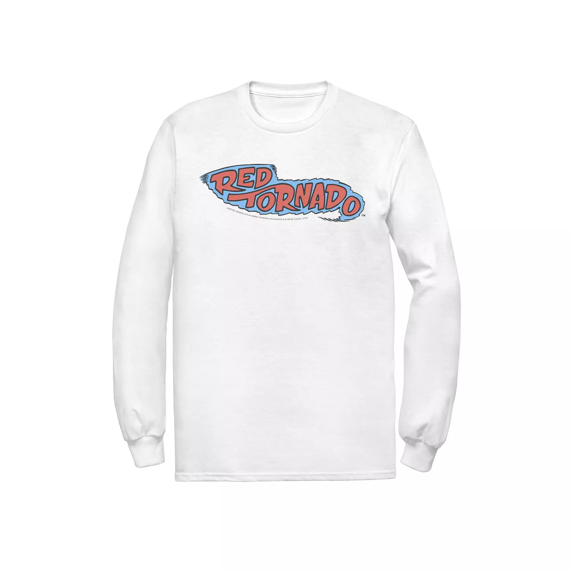 Men's DC Comics Red Tornado Text Logo Poster Tee,  Product Image