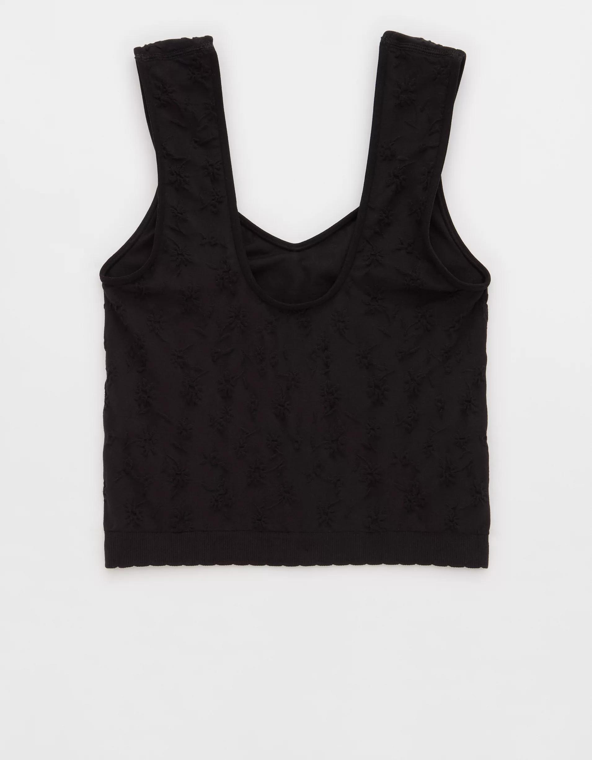 Superchill Seamless Floral Jacquard Bra Top Product Image