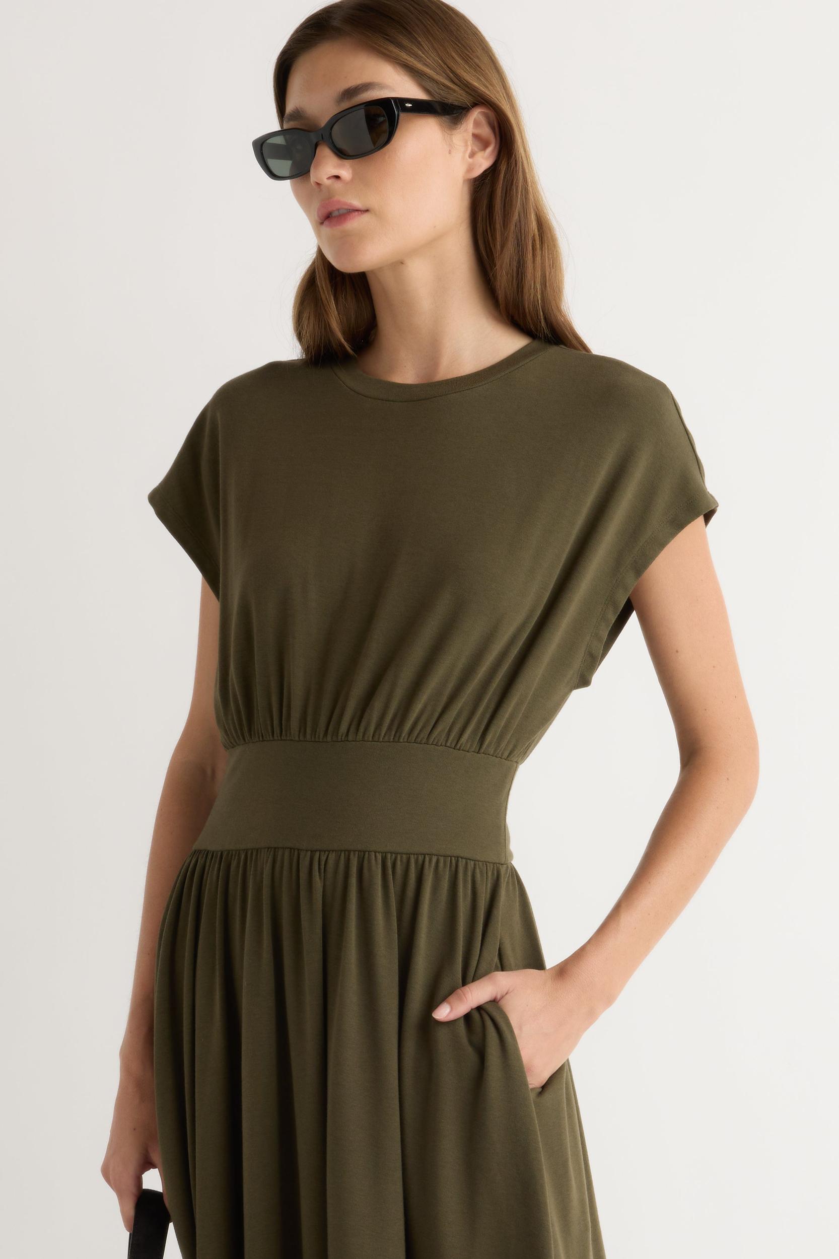 Prima Jersey Midi Dress Product Image