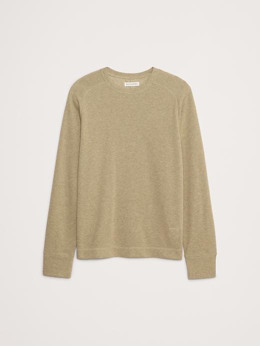 Slub Double-Knit Crew-Neck T-Shirt Product Image