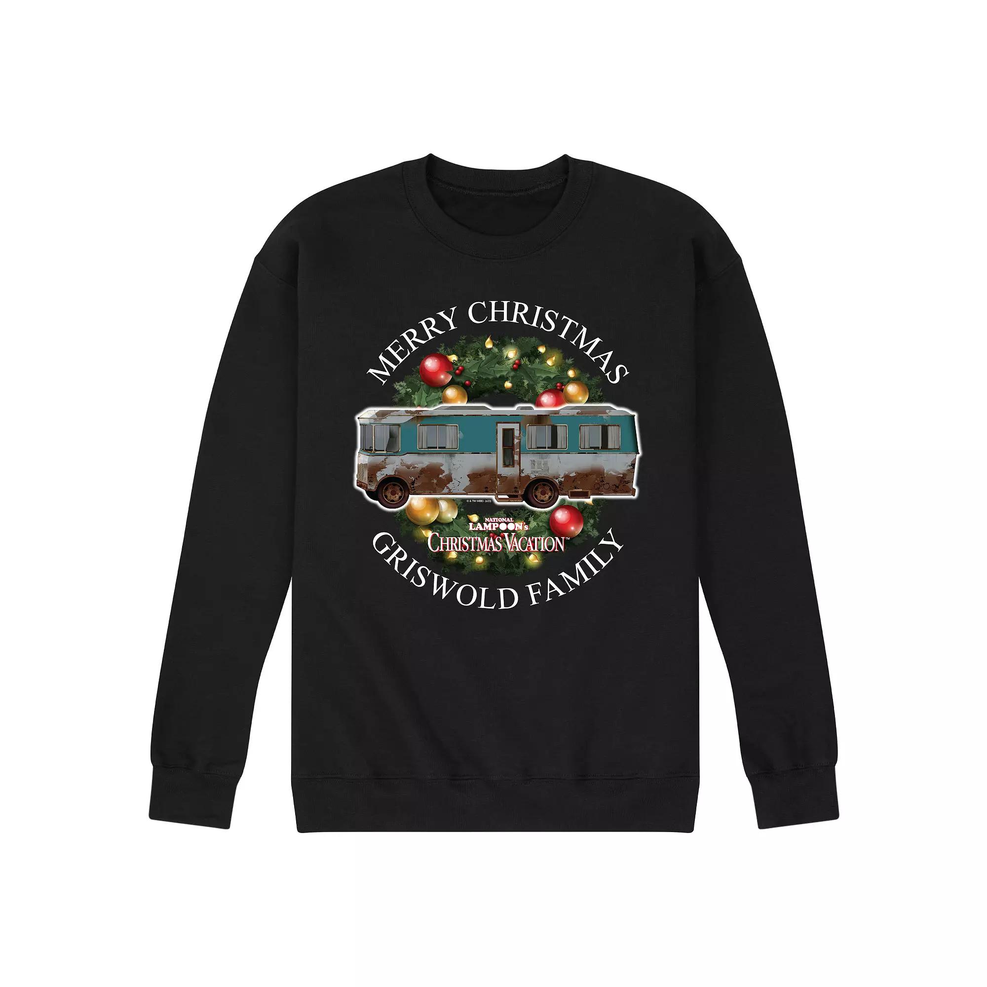 Men's National Lampoon's Christmas Vacation Merry Christmas Fleece Sweatshirt,  Product Image