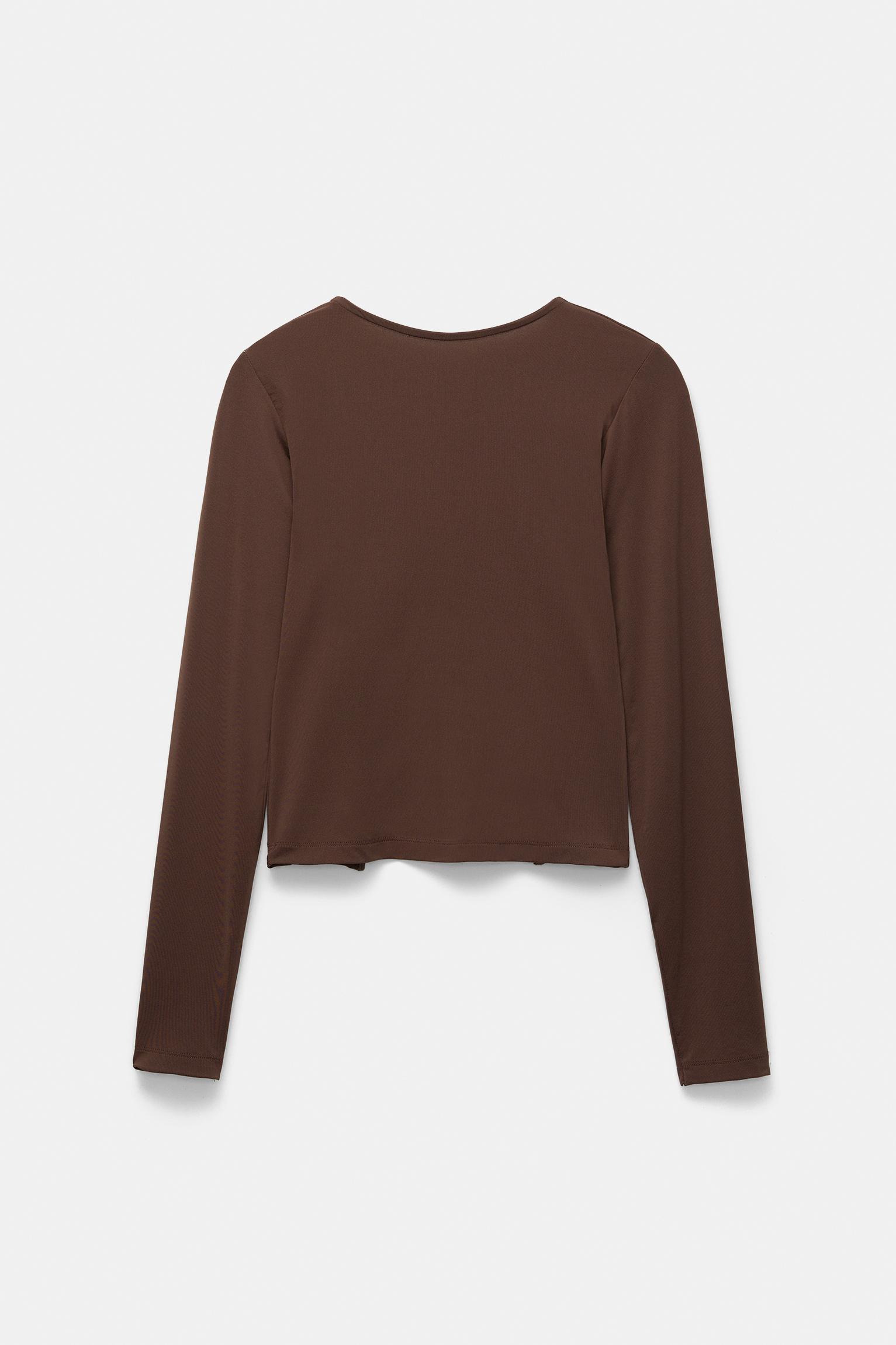 Polyamide top with open back straps Product Image