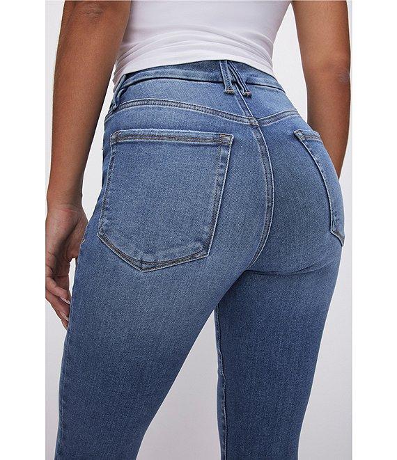 Good American Always Fits Good Waist Denim Ultra High Rise Skinny Jeans Product Image