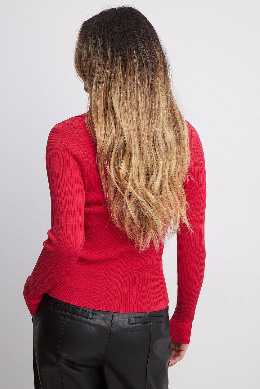 Fine Knitted Collar Cardigan Product Image